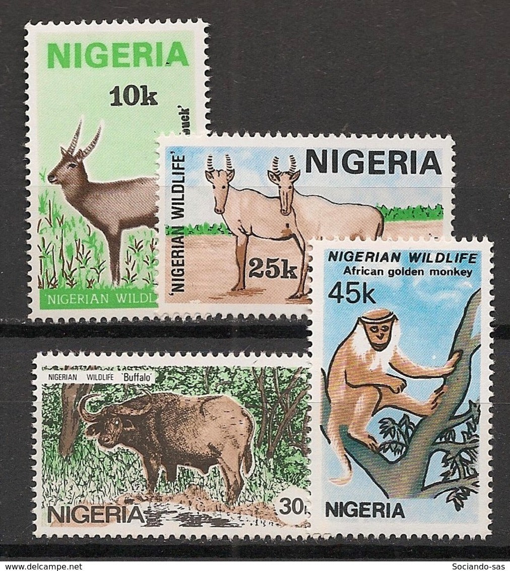 Nigeria - 1984 - N°Yv. 439 à 442 - Faune - Série Complète - Neuf Luxe ** / MNH / Postfrisch - Otros & Sin Clasificación