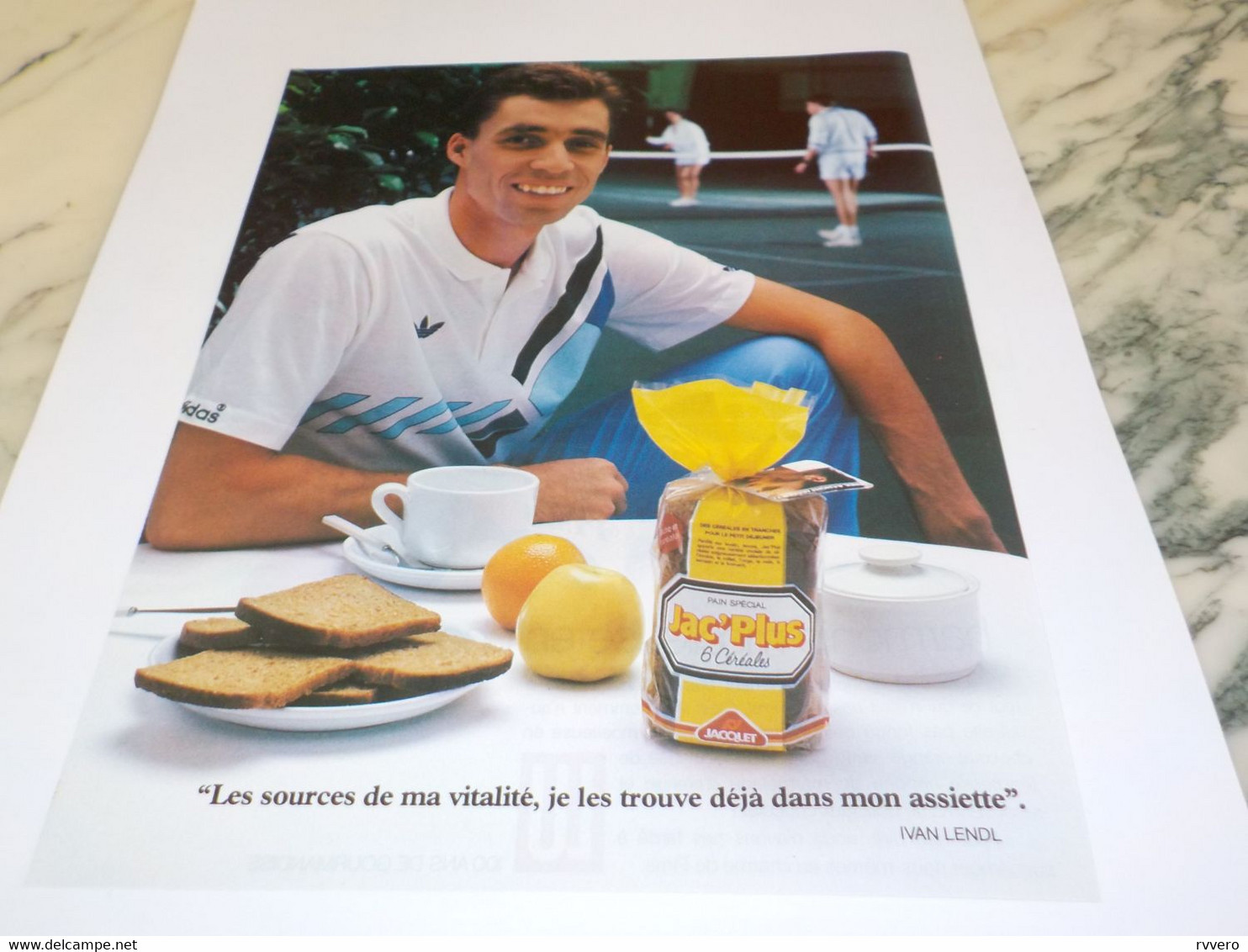 ANCIENNE PUBLICITE IVAN LEDL ET JAC BRUNCH 1986 - Altri & Non Classificati