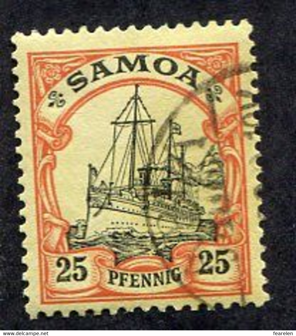 Allemagne, Colonie Allemande, Samoa, N°46 Oblitéré, Mi N°11, Qualité Très Beau - Samoa