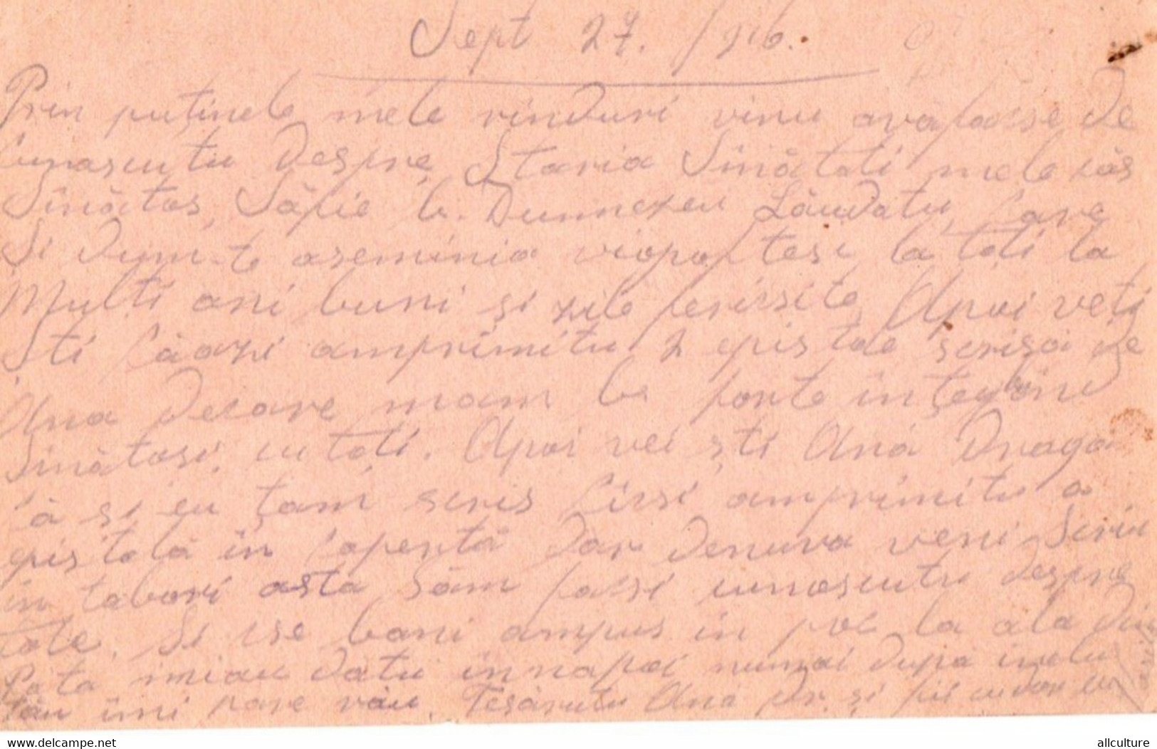 A123  -  TABORI POSTA  FELDPOSTAMT STAMP TO KOLOSVAR CLUJ  APAHIDA ROMANIA   1WW 1916 - 1. Weltkrieg (Briefe)