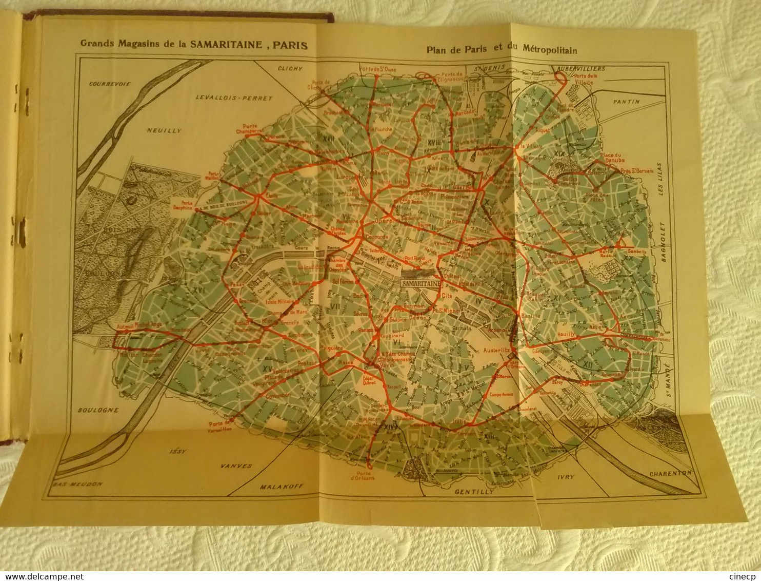 CALENDRIER PUBLICITAIRE AGENDA ILLUSTRE 1912 LA SAMARITAINE ILLUSTRATIONS CARTES POSTALES PUBLICITE CARTE GEOGRAPHIQUE