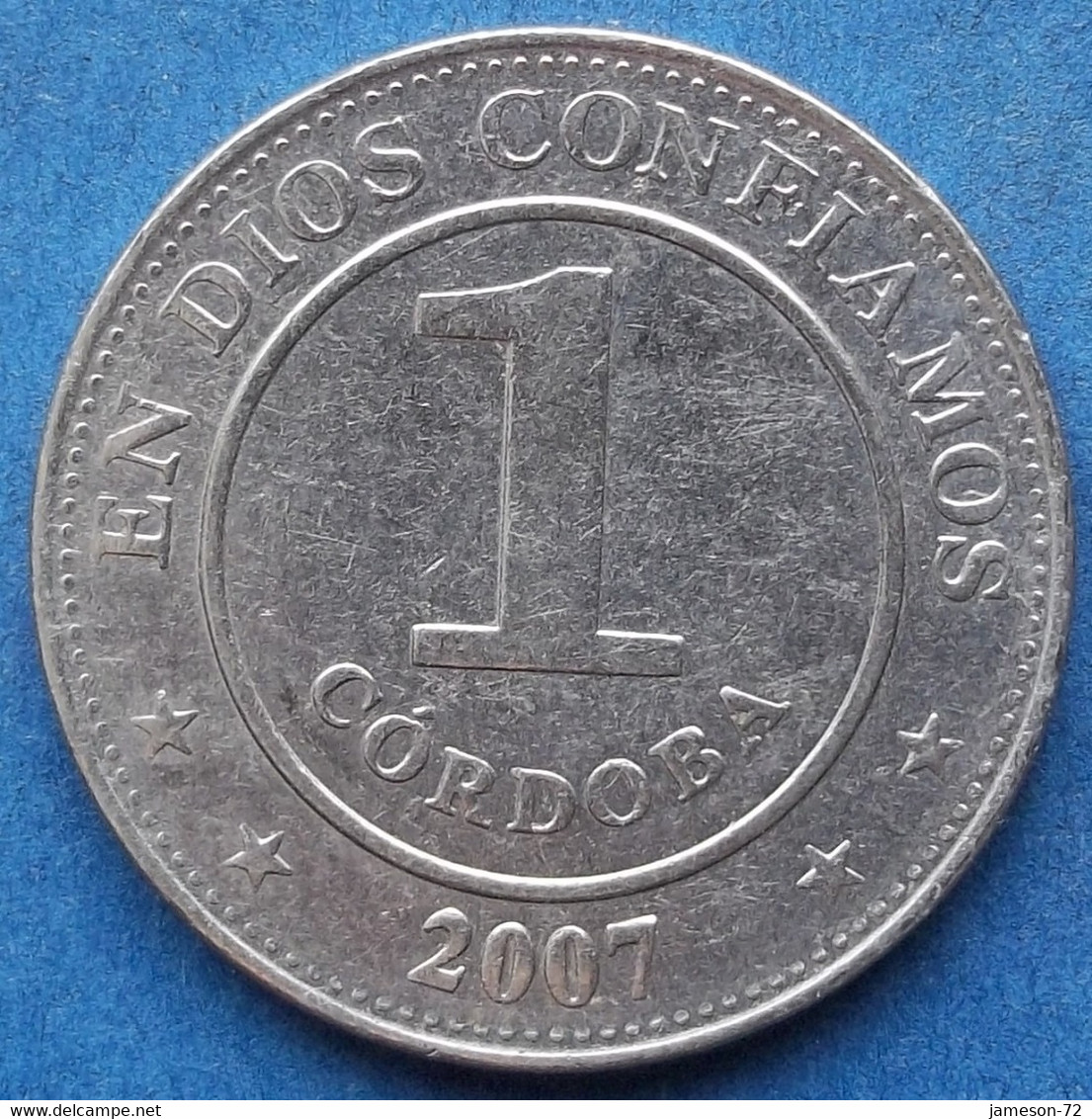 NICARAGUA - 1 Cordoba 2007 KM# 101 Monetary Reform (1912) - Edelweiss Coins - Nicaragua