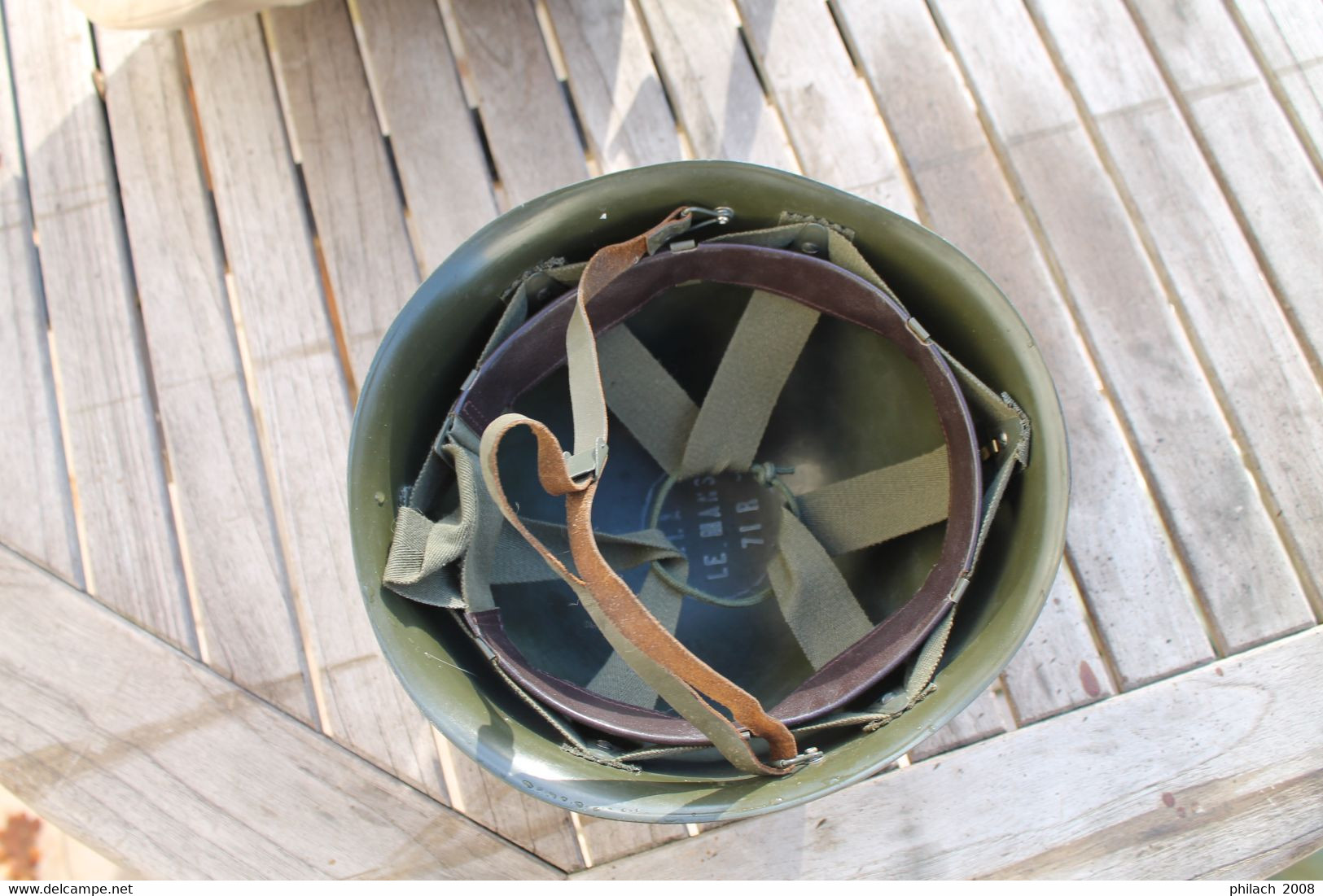 Rare casque  français modèle 1951de GENDARMERIE MARITIME