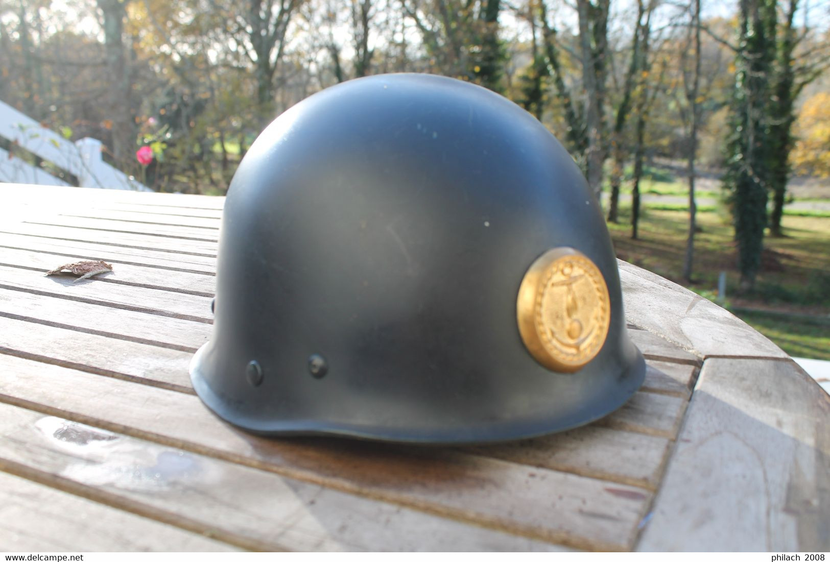 Rare casque  français modèle 1951de GENDARMERIE MARITIME