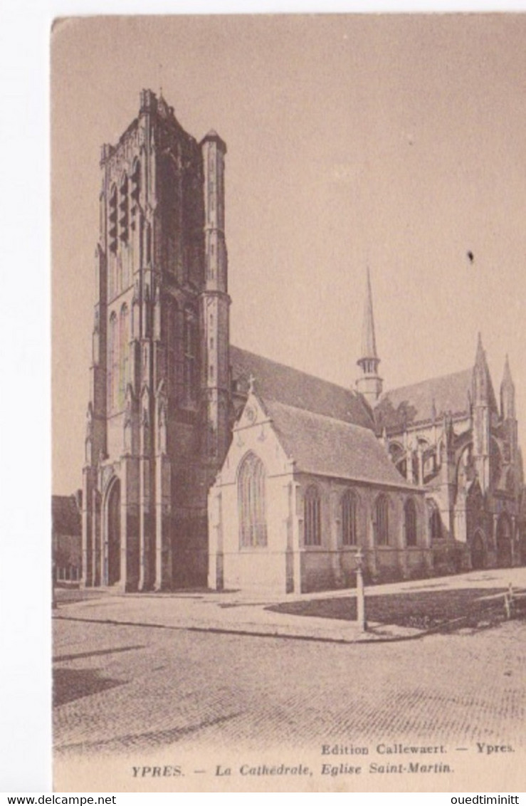 Ypres La Cathédrale église St Martin - Ieper
