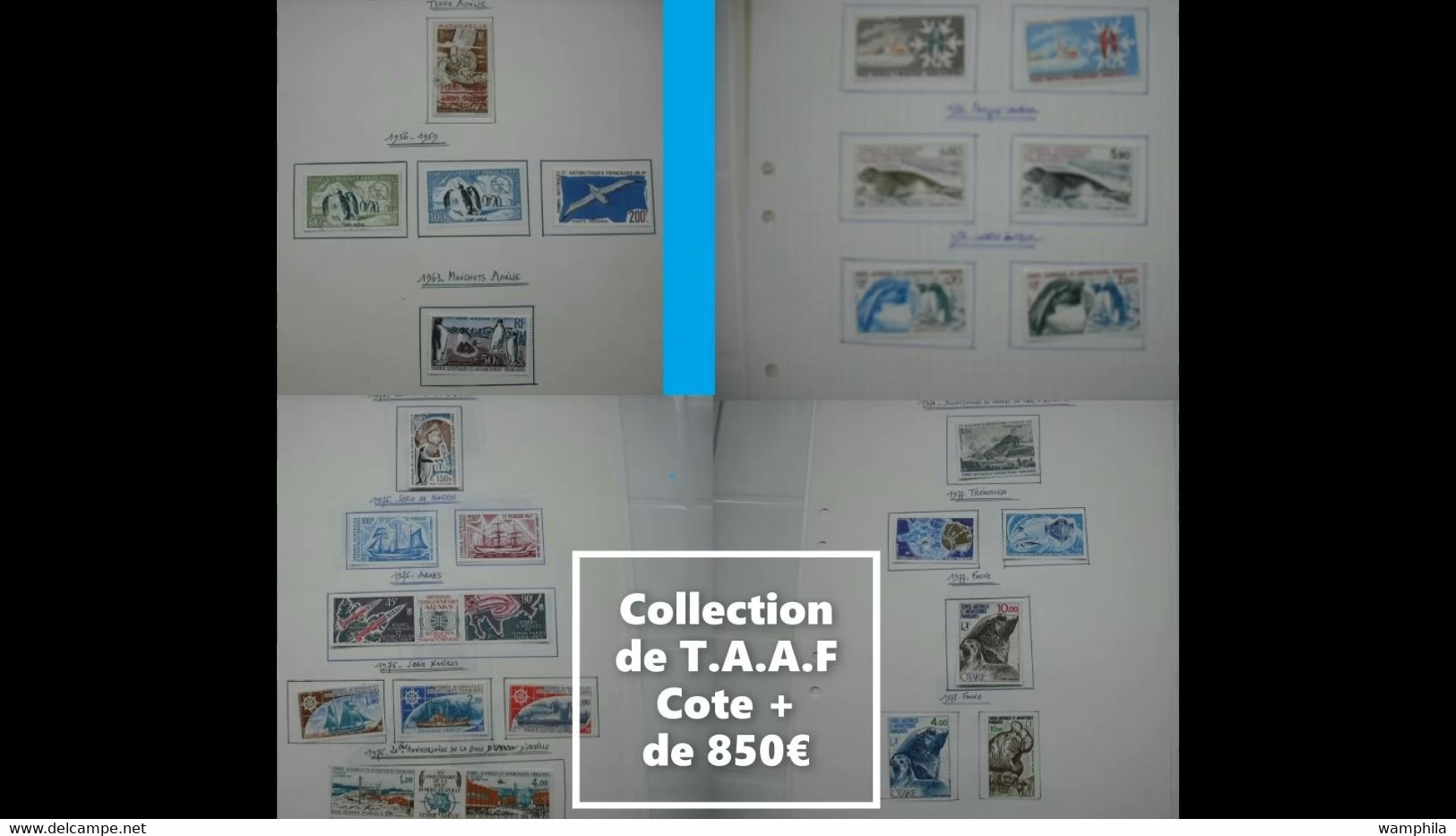 T.A.A.F Une Collection De Neufs* Poste Aérienne Cote + 850€ - Collections, Lots & Series