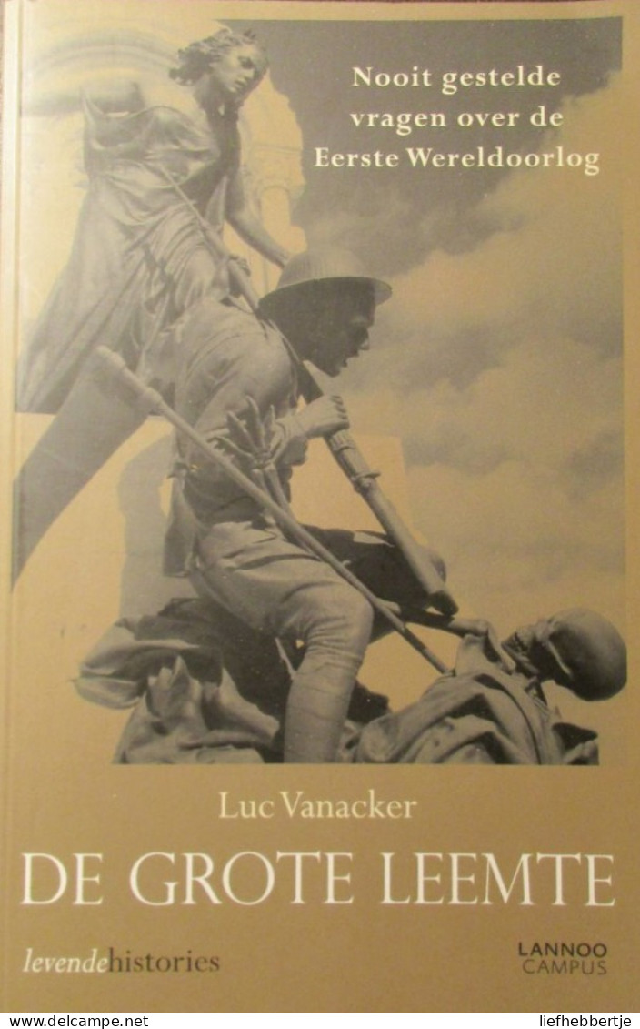 De Grote Leemte - Nooit Gestelde Vragen Over De Eerste Wereldoorlog - Door L. Vanacker - 2014 - Guerre 1914-18