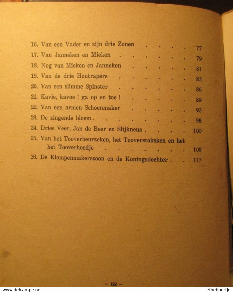 Vlaamsche Volksvertelsels - Door Guido Gezelle - Volksverhalen Sprookjes - Naverteld Door J. Cornelissen En J. Vervliet - Other & Unclassified