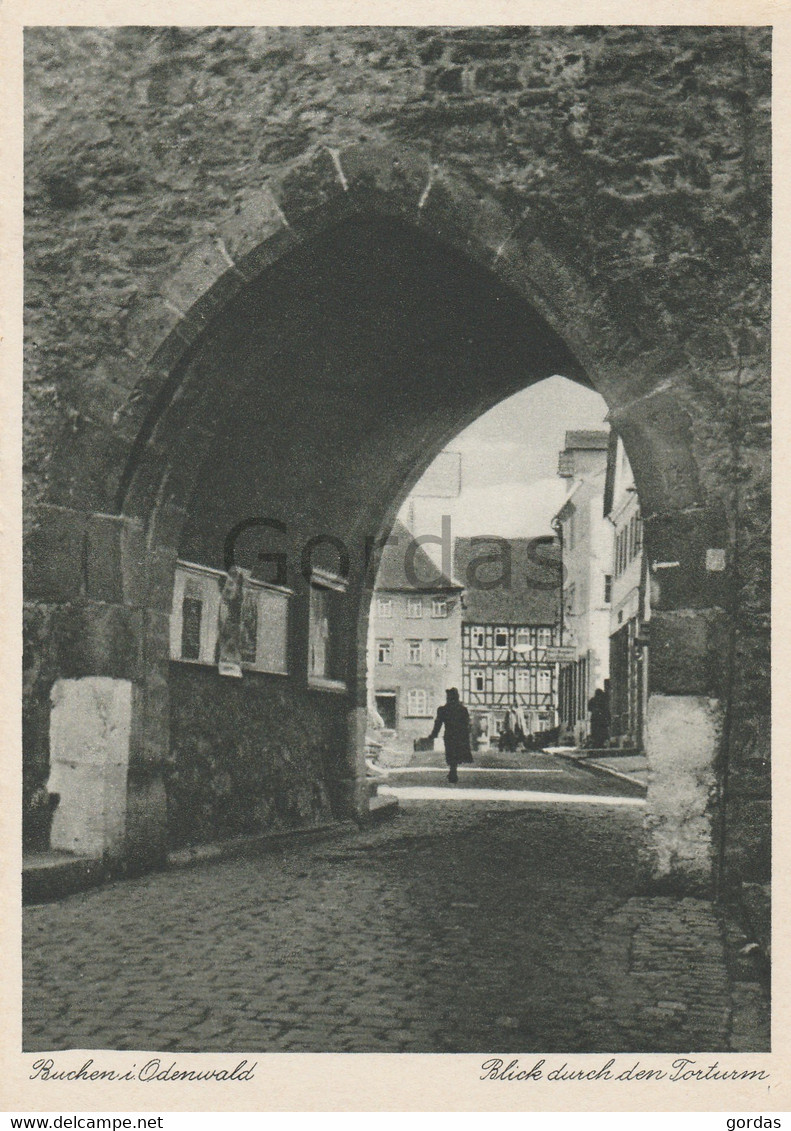 Germany - Buchen In Odenwald - Blick Durch Den Torturm - Buchen