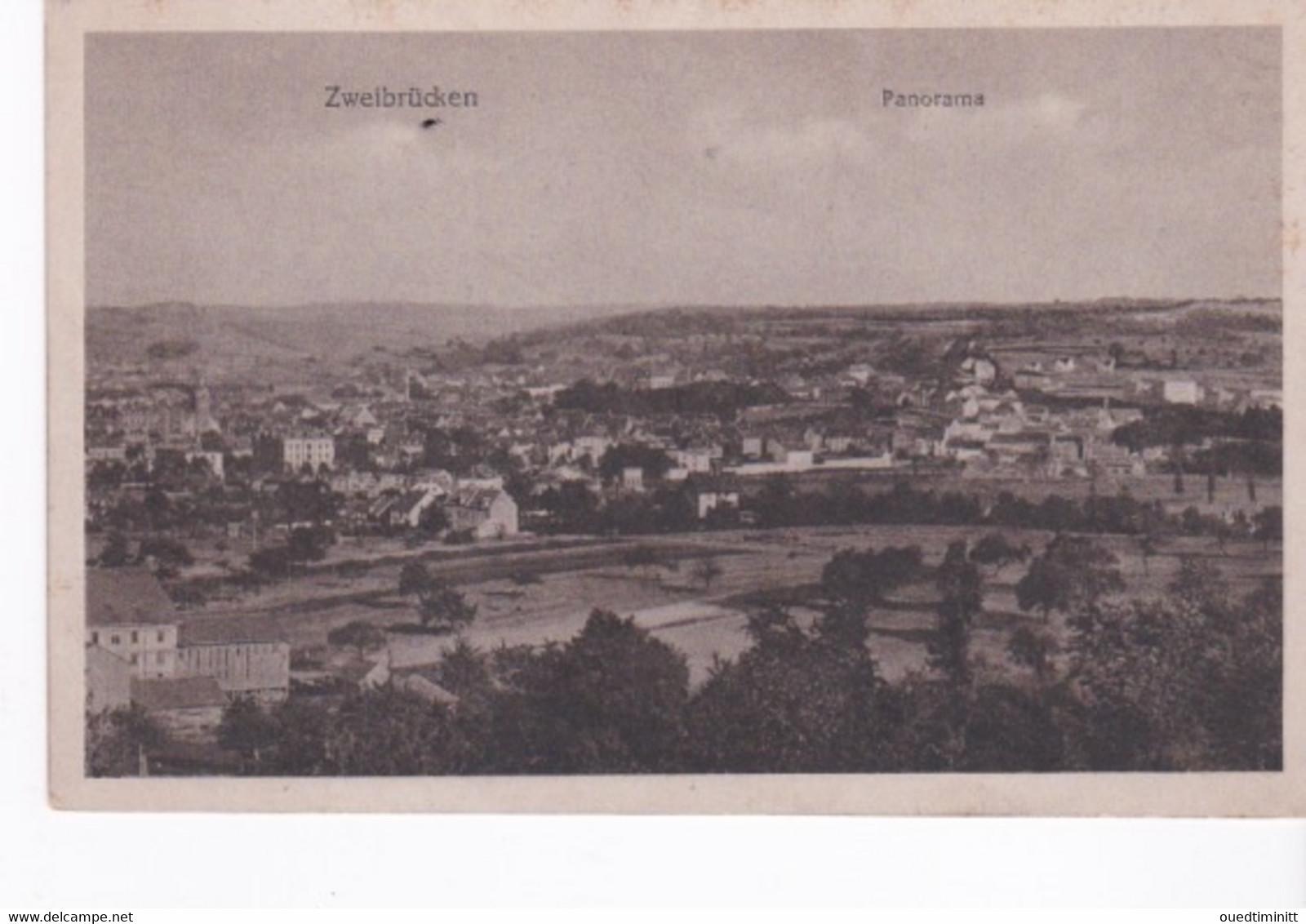 Zweibrücken Panorama 1919 - Zweibruecken