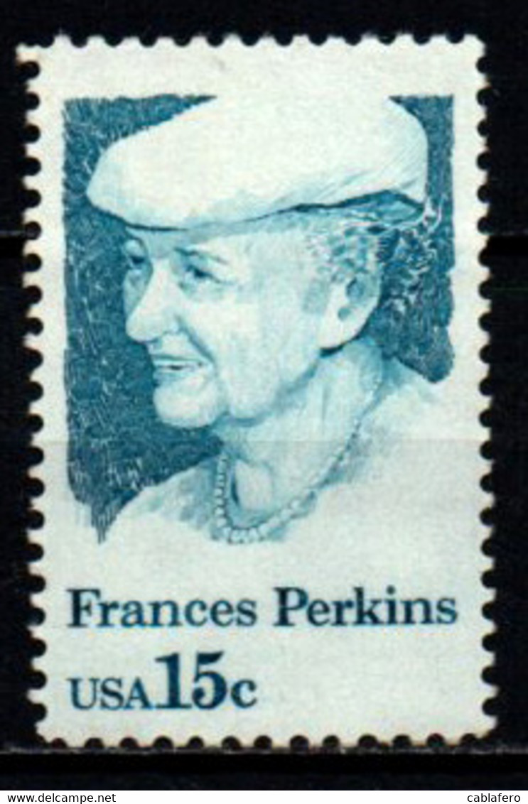 STATI UNITI - 1980 - Frances Perkins - MNH - 3b. 1961-... Ungebraucht