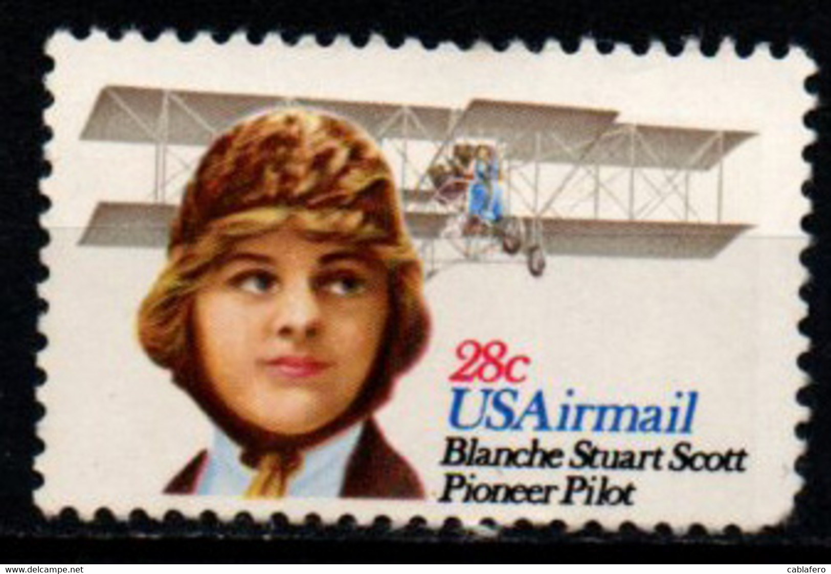 STATI UNITI - 1980 - Blanche Stuart Scott (1886-1970), 1st Woman Pilot  - MNH - 3b. 1961-... Neufs