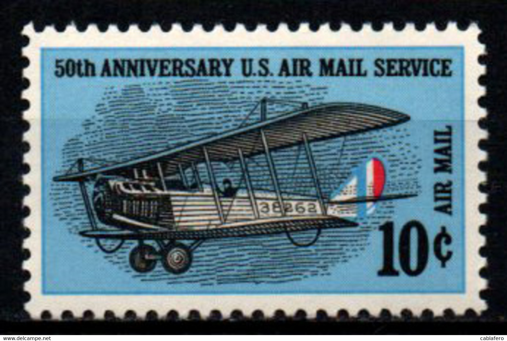 STATI UNITI - 1968 - 50th Anniv. Of Regularly Scheduled U.S. Air Mail Service - MNH - 3b. 1961-... Neufs