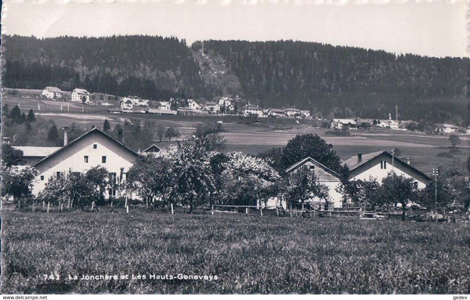 La Jonchère Et Les Hauts Geneveys NE (742) - Geneveys