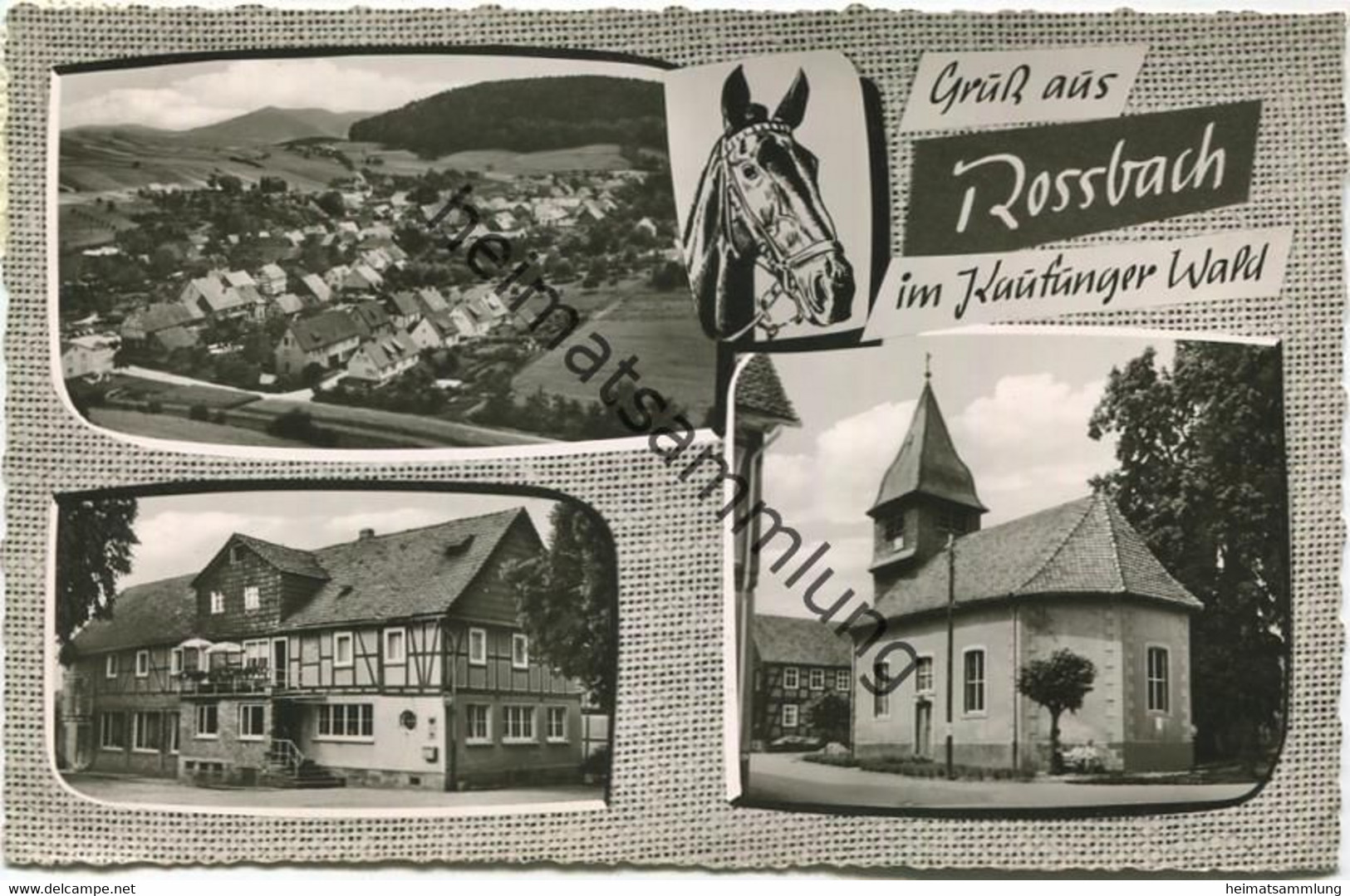 Witzenhausen-Rossbach - Gast- Und Pensionshaus Zum Stern - Kaufunger Wald - Foto-AK - Verlag Walter Kistner & Co Germrod - Witzenhausen