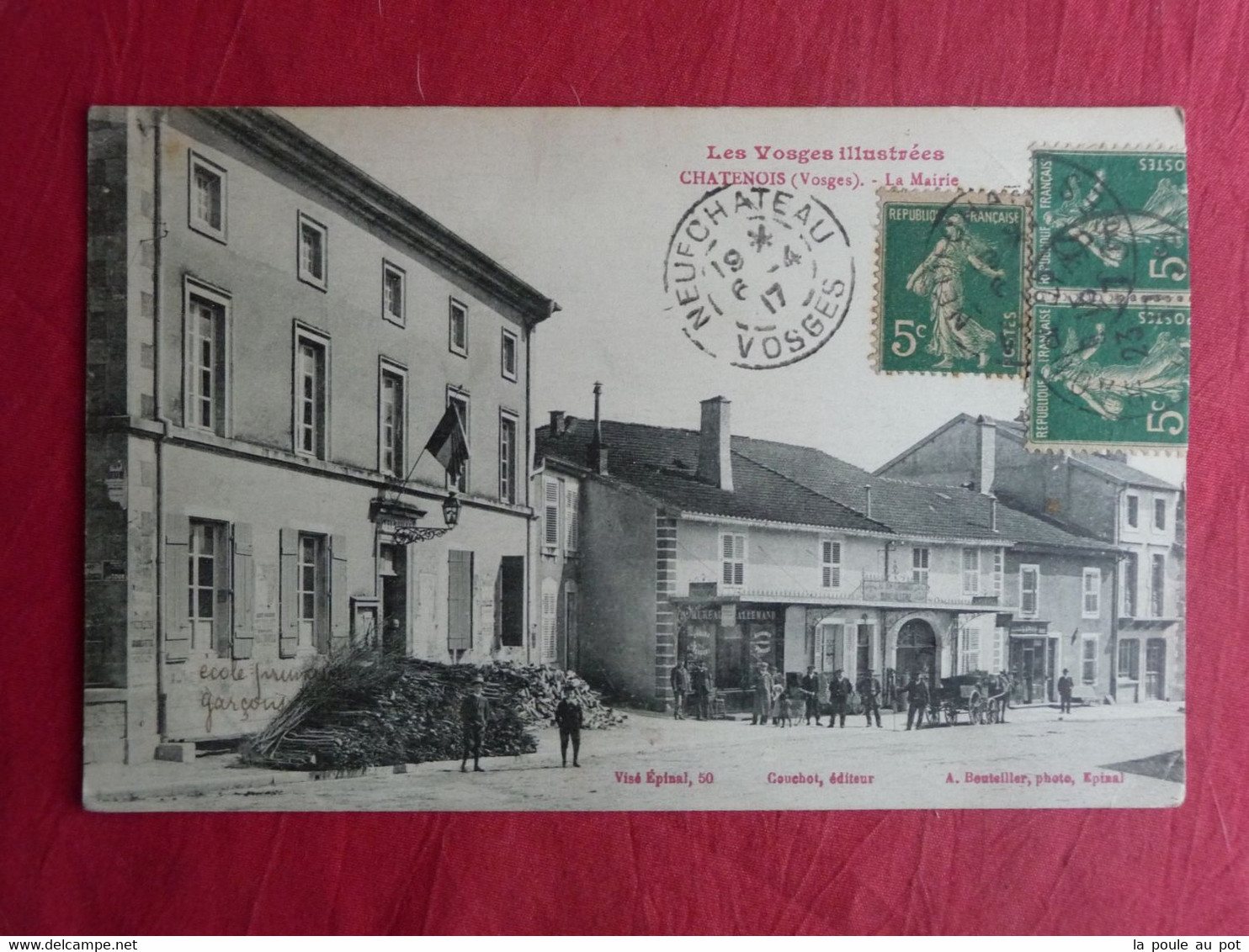 CPA VOSGES 88 CHATENOIS . LA MAIRIE - Carte Postale Ancienne - Chatenois