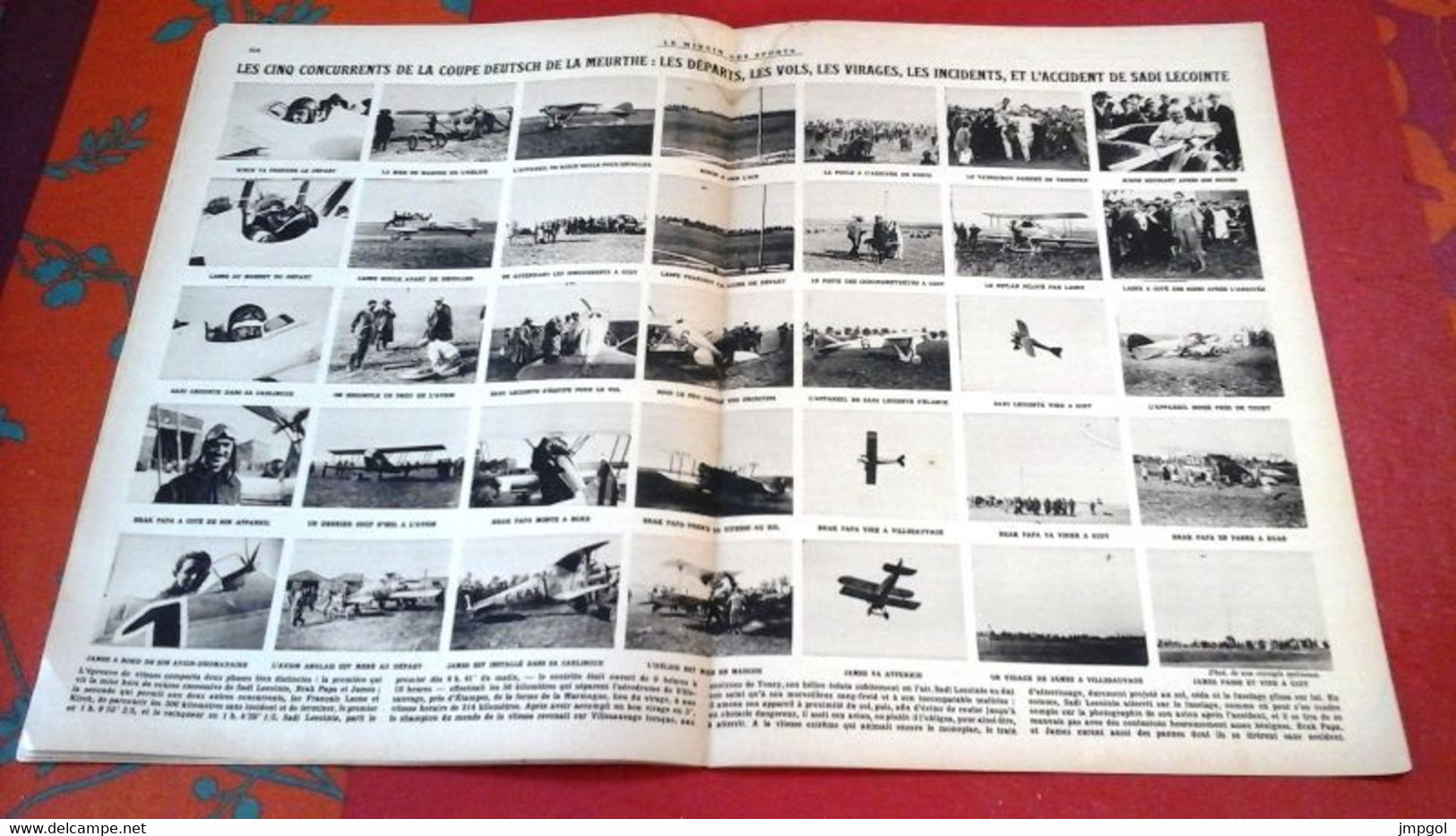 Miroir Des Sports N°66 Octobre 1921 Coupe Deutdsh Meurthe Sadi Lecointe, Course De Côte De Gaillon, Autodrome Grunewald - Sport