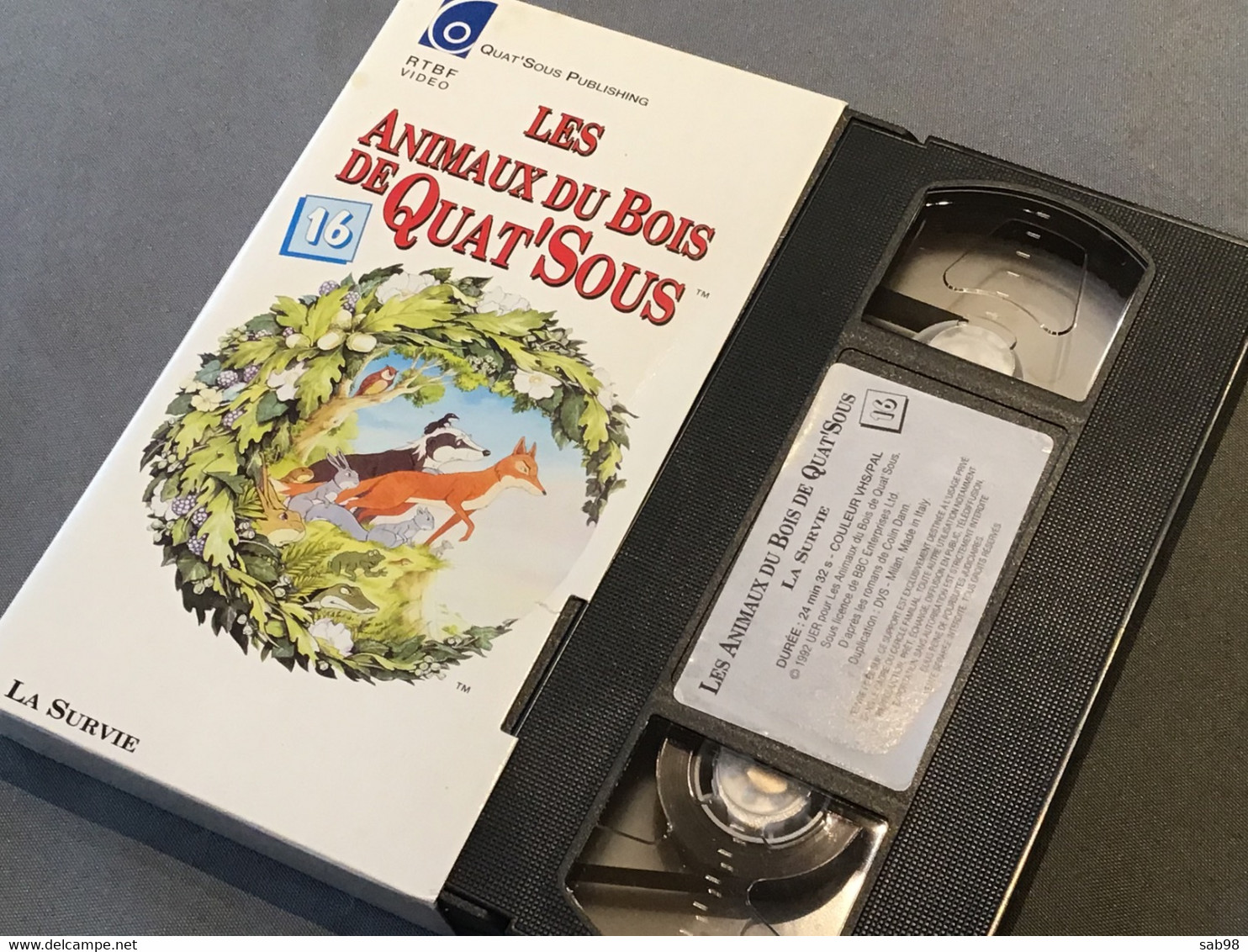 Les Animaux Du Bois De Quat’Sous D’après le Roman de !Colin Dann 1992 Première vente