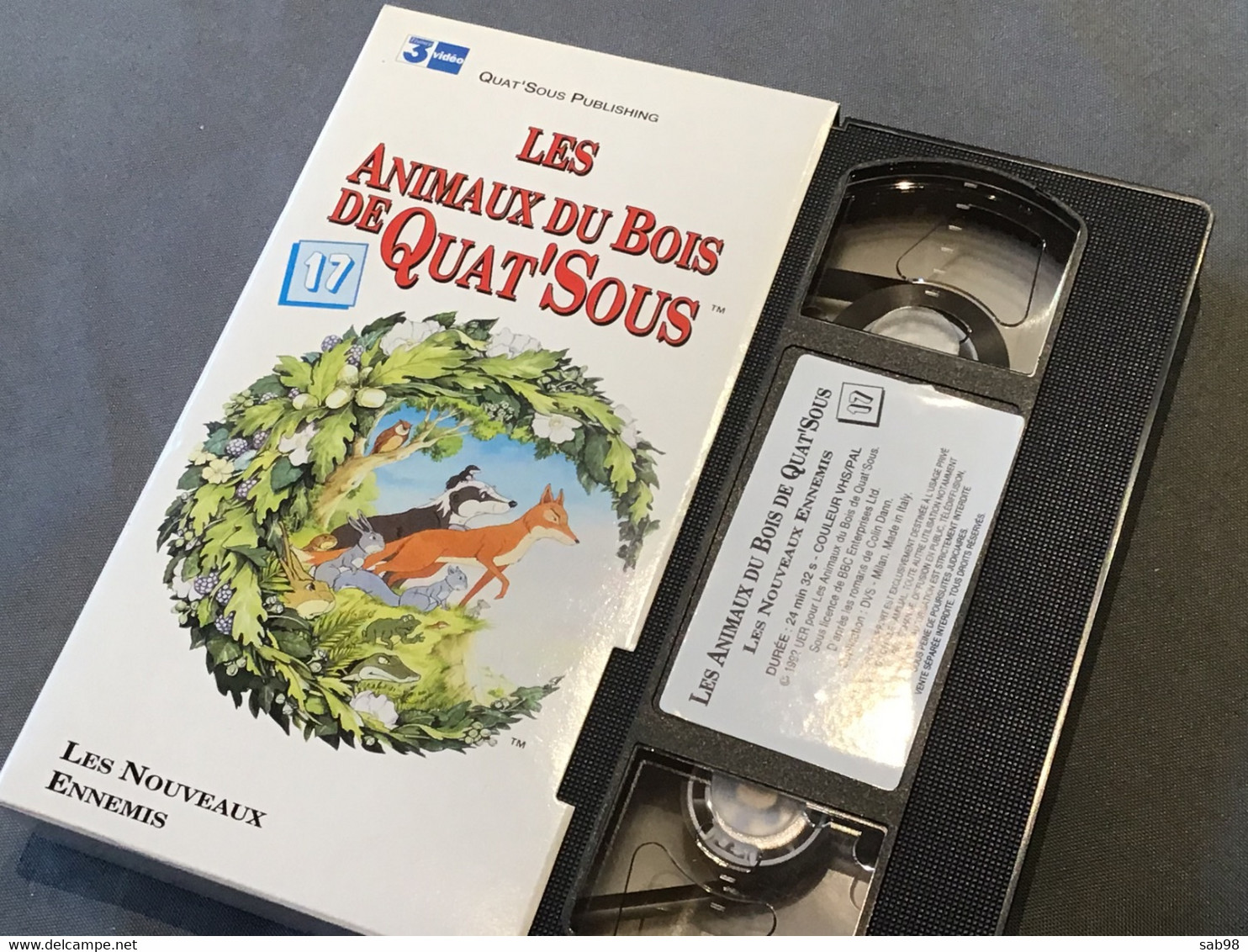 Les Animaux Du Bois De Quat’Sous D’après le Roman de !Colin Dann 1992 Première vente