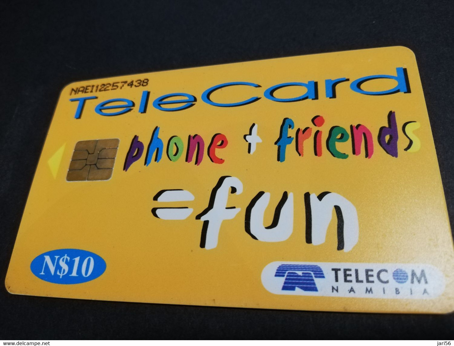 NAMIBIA    $10 PHONE FRIENDS = FUN    Fine Used       **4239** - Namibië