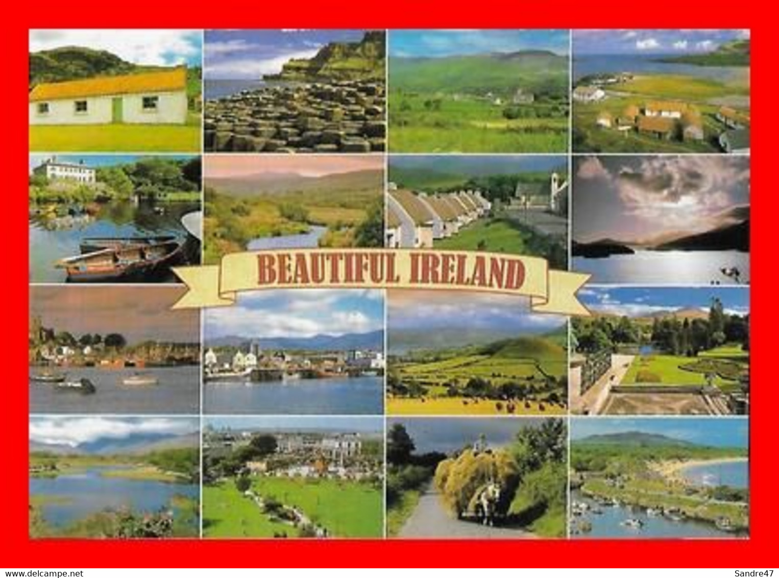 3 CPSM/gf IRELAND. Glegarriff Harbour, Bantry Bay / Multivues / Quin Abbey...M051 - Cork