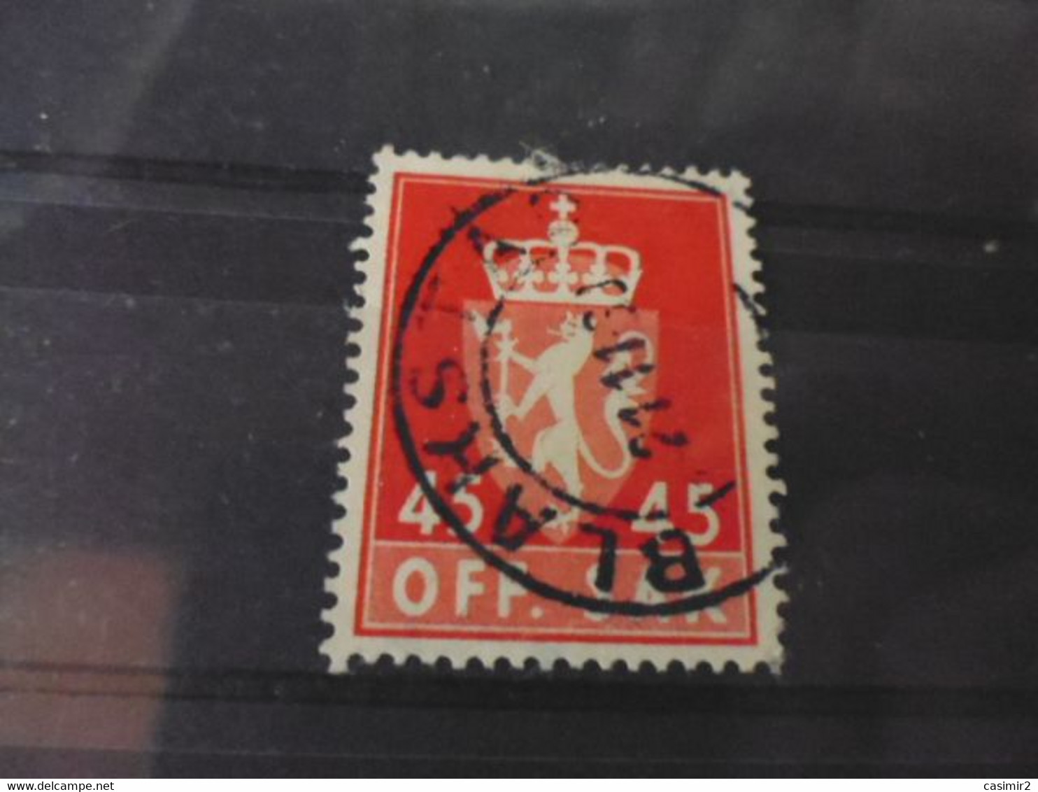 NORVEGE YVERT N° TAXE 77 - Used Stamps