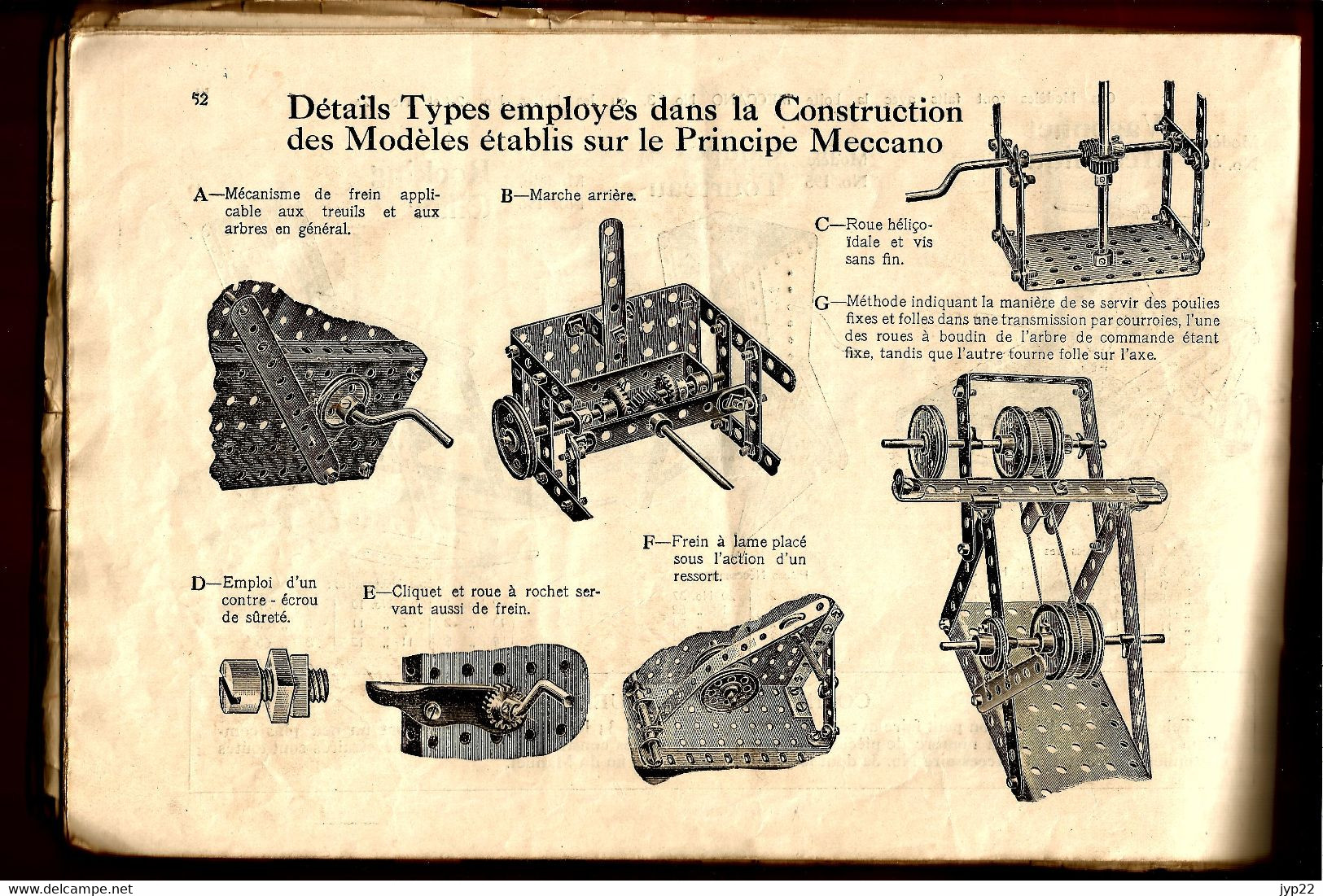 Catalogue 1916 N° 20A - 60 Pages MECCANO Instructions Boîtes N° 1 , 2 & 3 - Beaucoup De Modèles De Jouet Et Pièces - Meccano