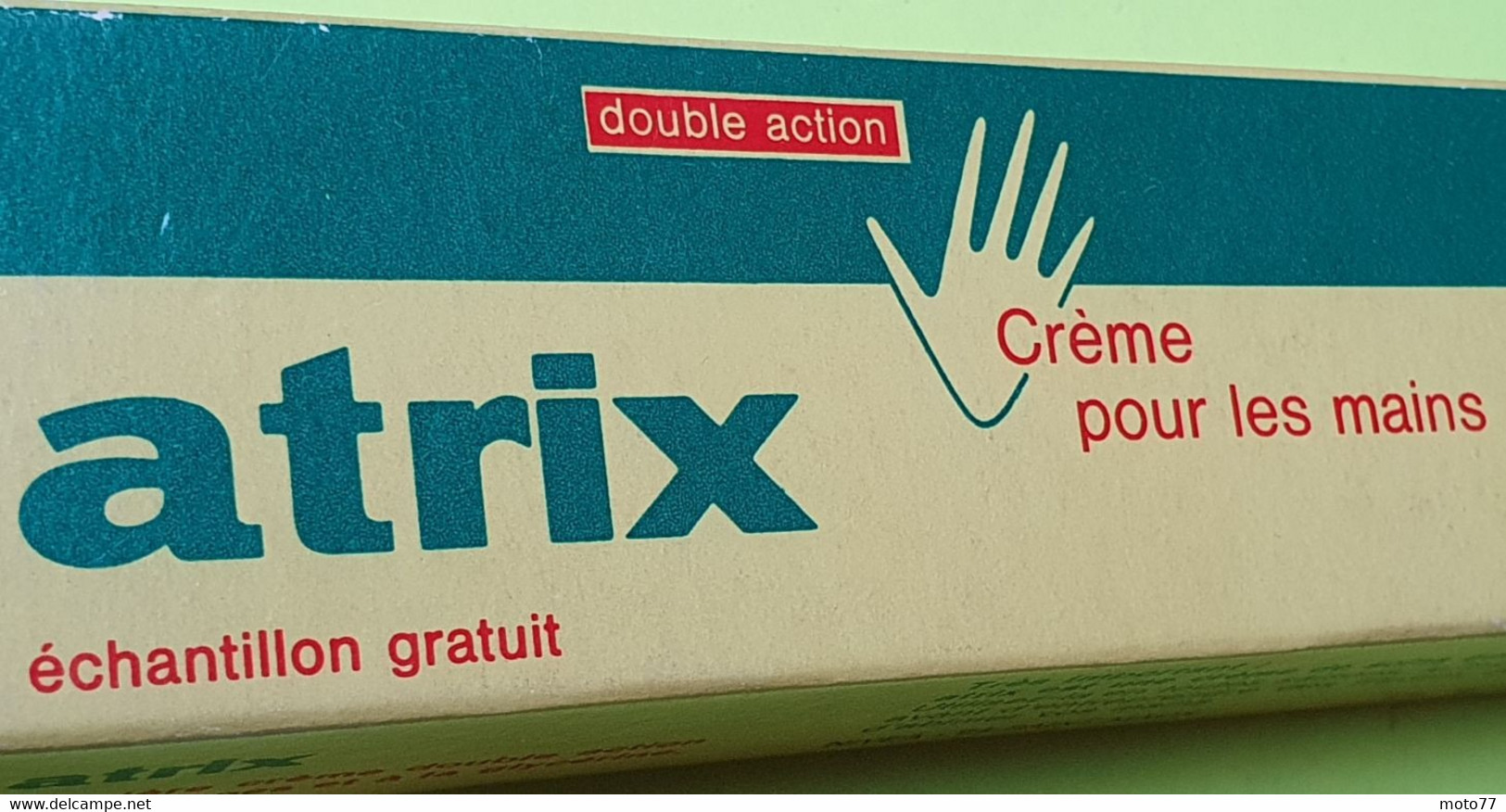 Ancienne BOITE & TUBE De Crème ATRIX Pour MAINS NIVEA - POUR COLLECTION échantillon Gratuit - Très Bon état - Année 1973 - Produits De Beauté