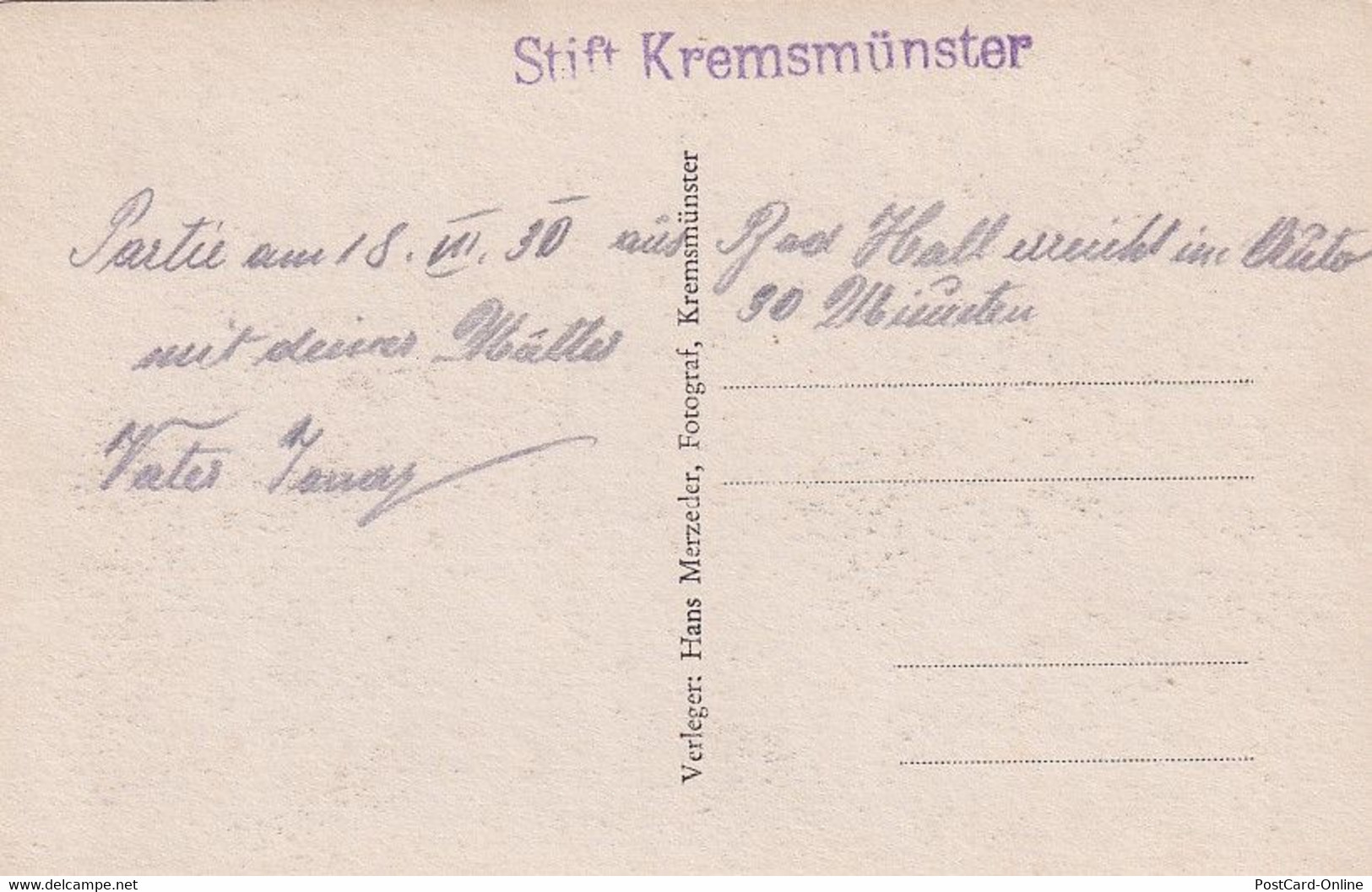 2280 - Österreich - Oberösterreich , Kremsmünster Mit Benediktinerstift , Stift - Nicht Gelaufen 1930 - Kremsmünster