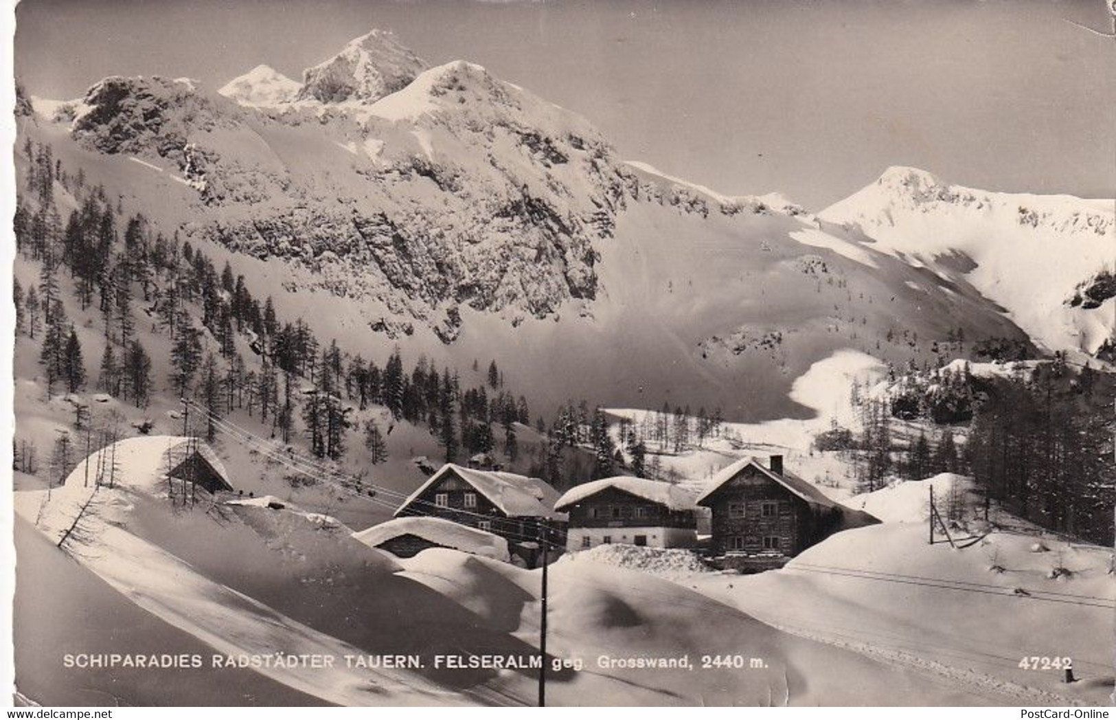 2291 - Österreich - Radstädter Tauern , Felseralm Gegen Grosswand - Gelaufen 1961 - Obertauern