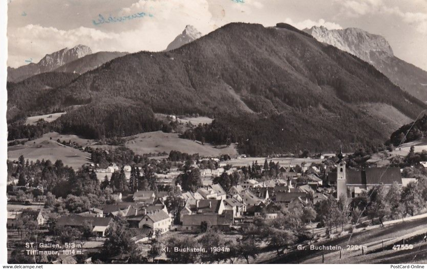 2292 - Österreich - St. Gallen , Tieflimauer , Kleiner Buchstein , Großer Buchstein - Gelaufen 1958 - St. Gallen