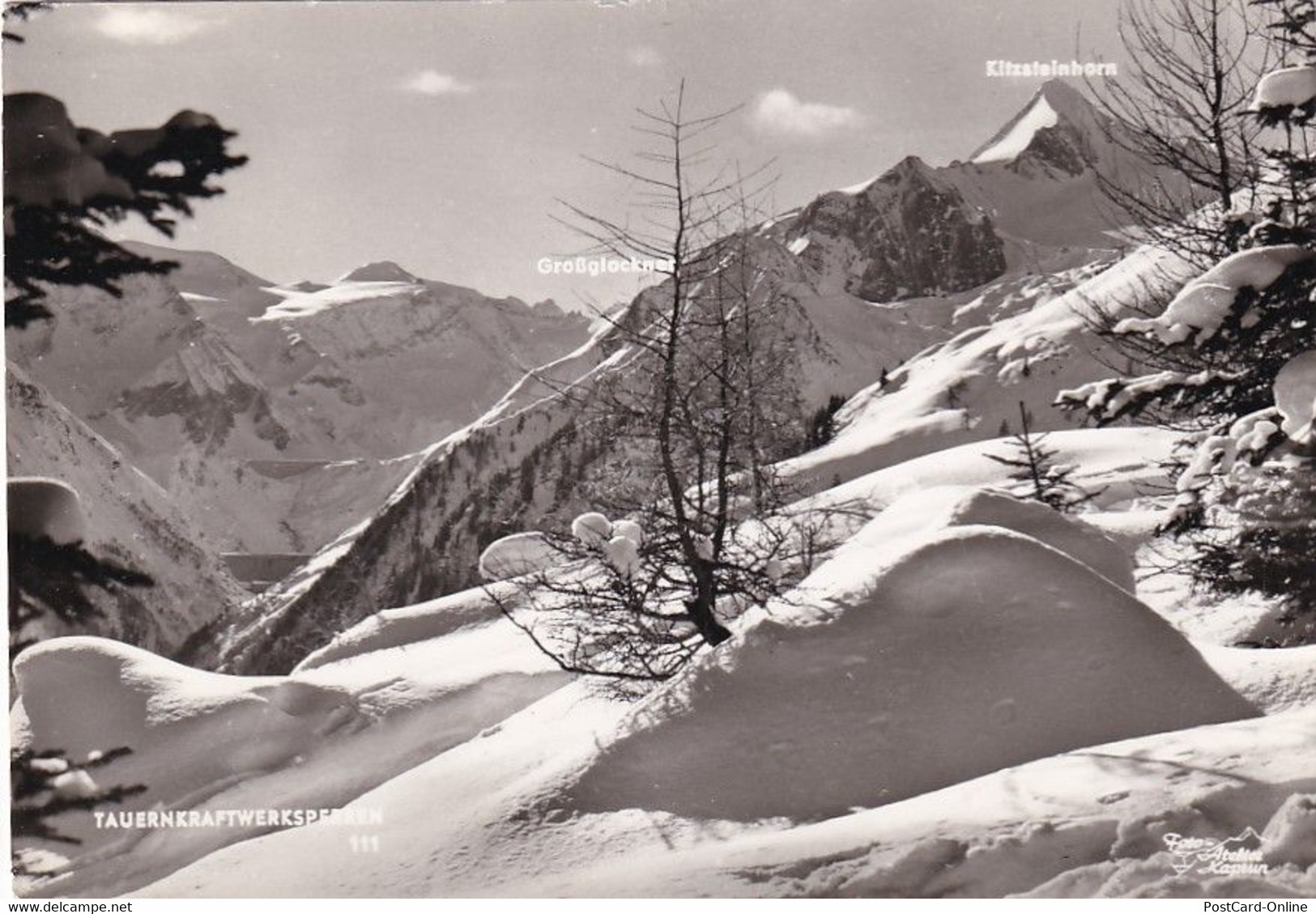 2299 - Österreich - Tauernkraftwerksperren , Großglockner , Kitzsteinhorn - Gelaufen 1967 - Kaprun