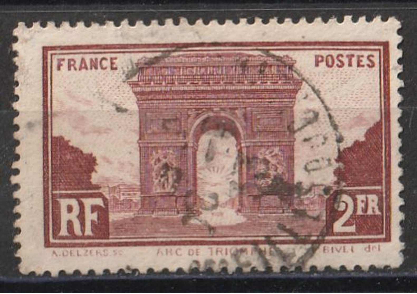 Timbre FRANCE De 1929  Y&T N° 258   Oblitéré - Usados