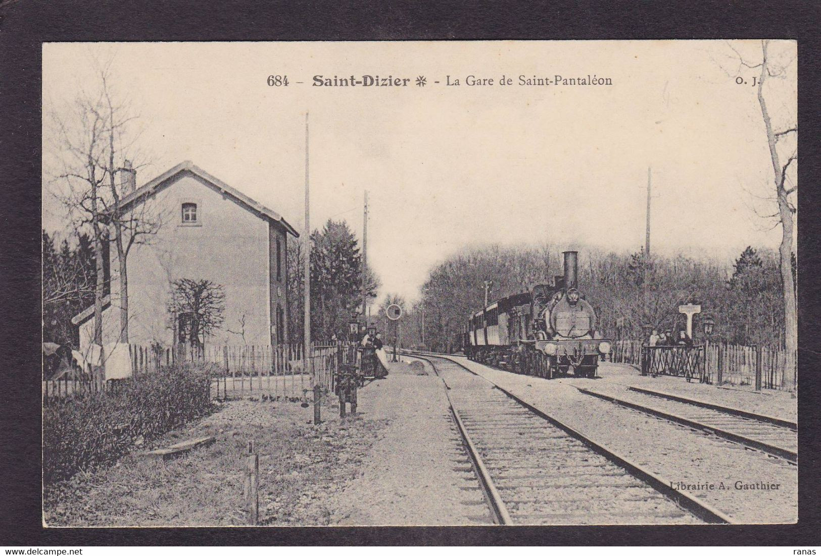 CPA [52] Haute Marne Non Circulé Saint Dizier Gare Chemin De Fer Train - Saint Dizier