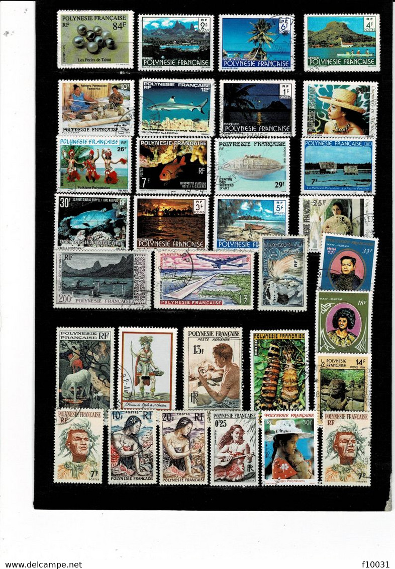 Philatélie Timbres Polynésie Française 50 Timbres** à 10 % De La Cote Y&T. - Collections, Lots & Séries