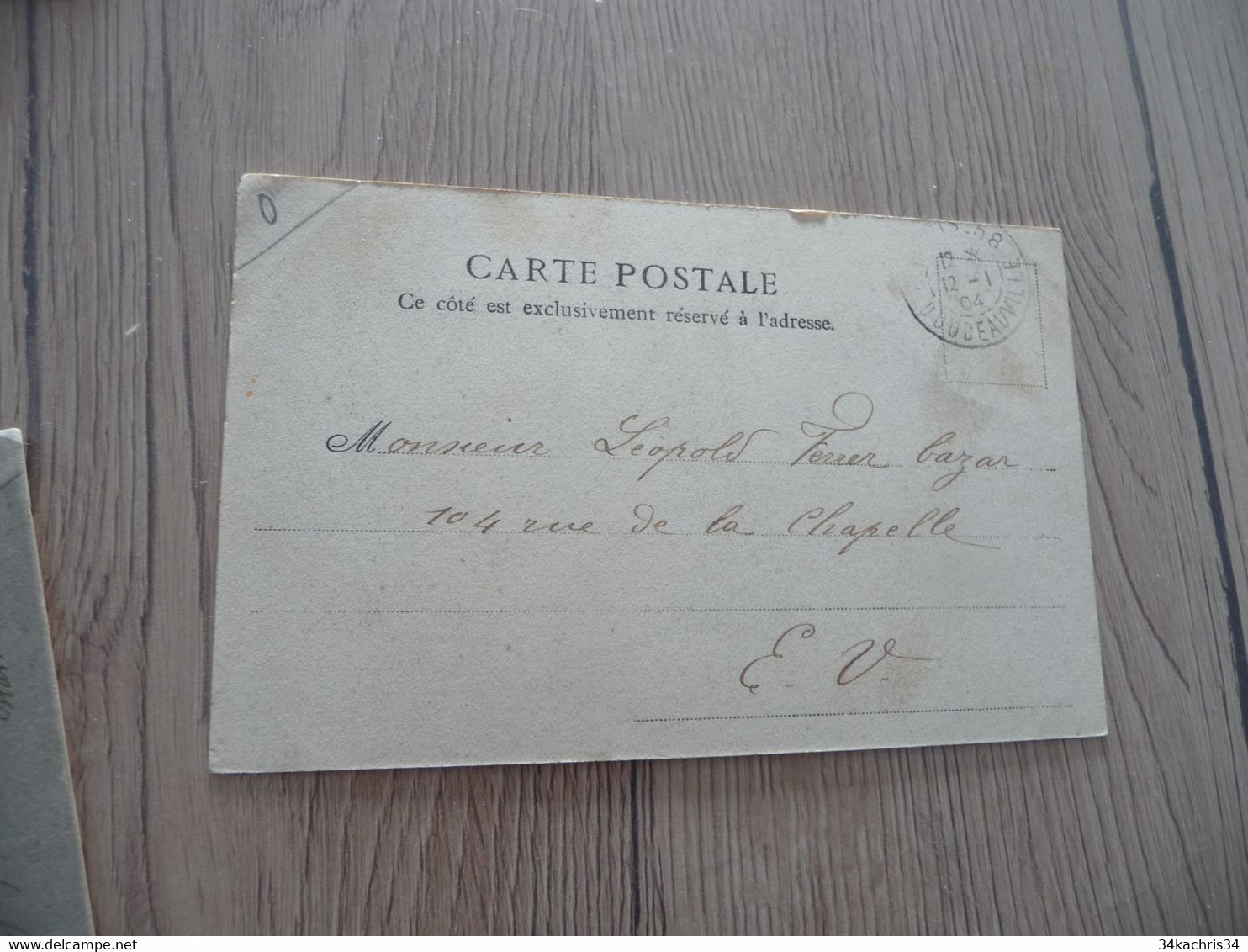 CPA Représentation Monnaies Billet Mille Francs France 1904 - Munten (afbeeldingen)