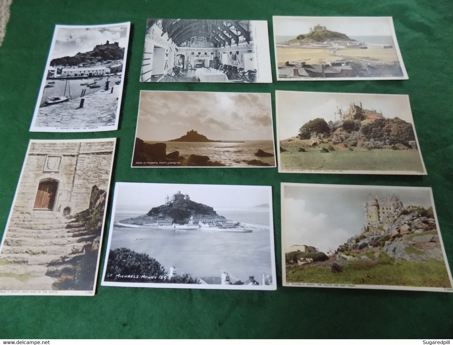 VINTAGE CORNWALL: Penzance St Michael's Mount X8 Mixed - St Michael's Mount