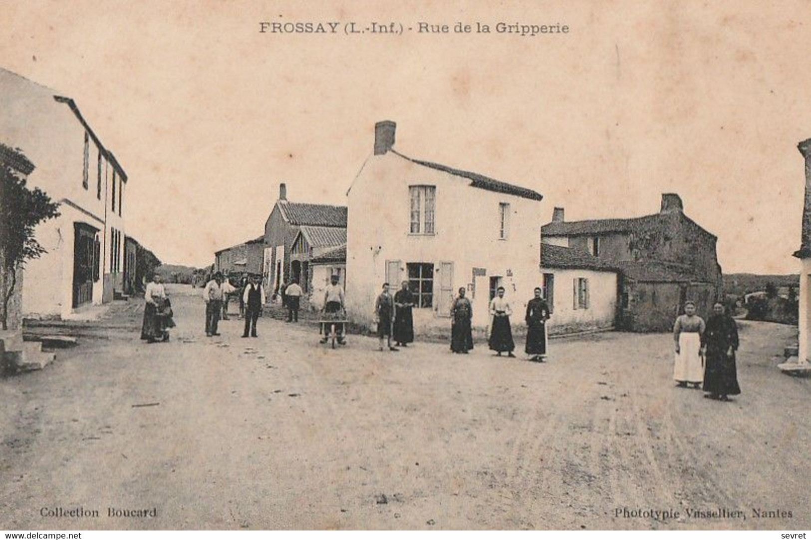 FROSSAY. - Rue De La Gripperie. Belle Animation. Carte RARE - Frossay