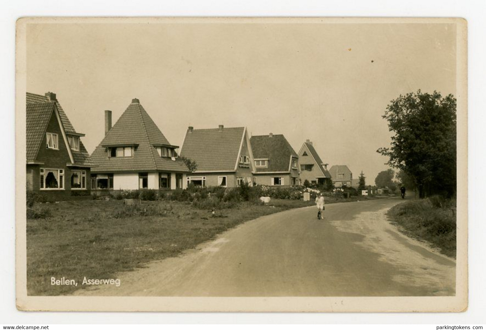 D607 Beilen Asserweg - Uitg Kerkhove Foto Duiker Fotokaart - 1942 - Kraakje In De Hoek L.b. - Other & Unclassified