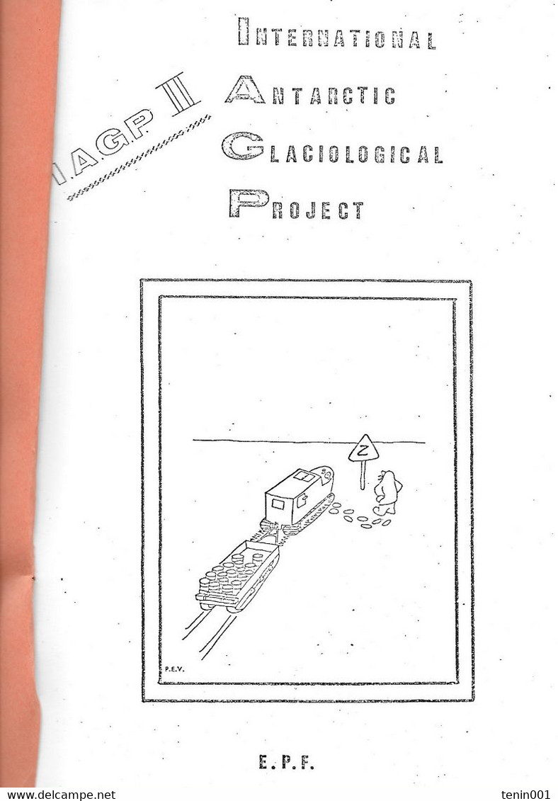 TAAF - IAGP2 - Terre Adélie - Expéditions Paul Emile Victor - - Sciences