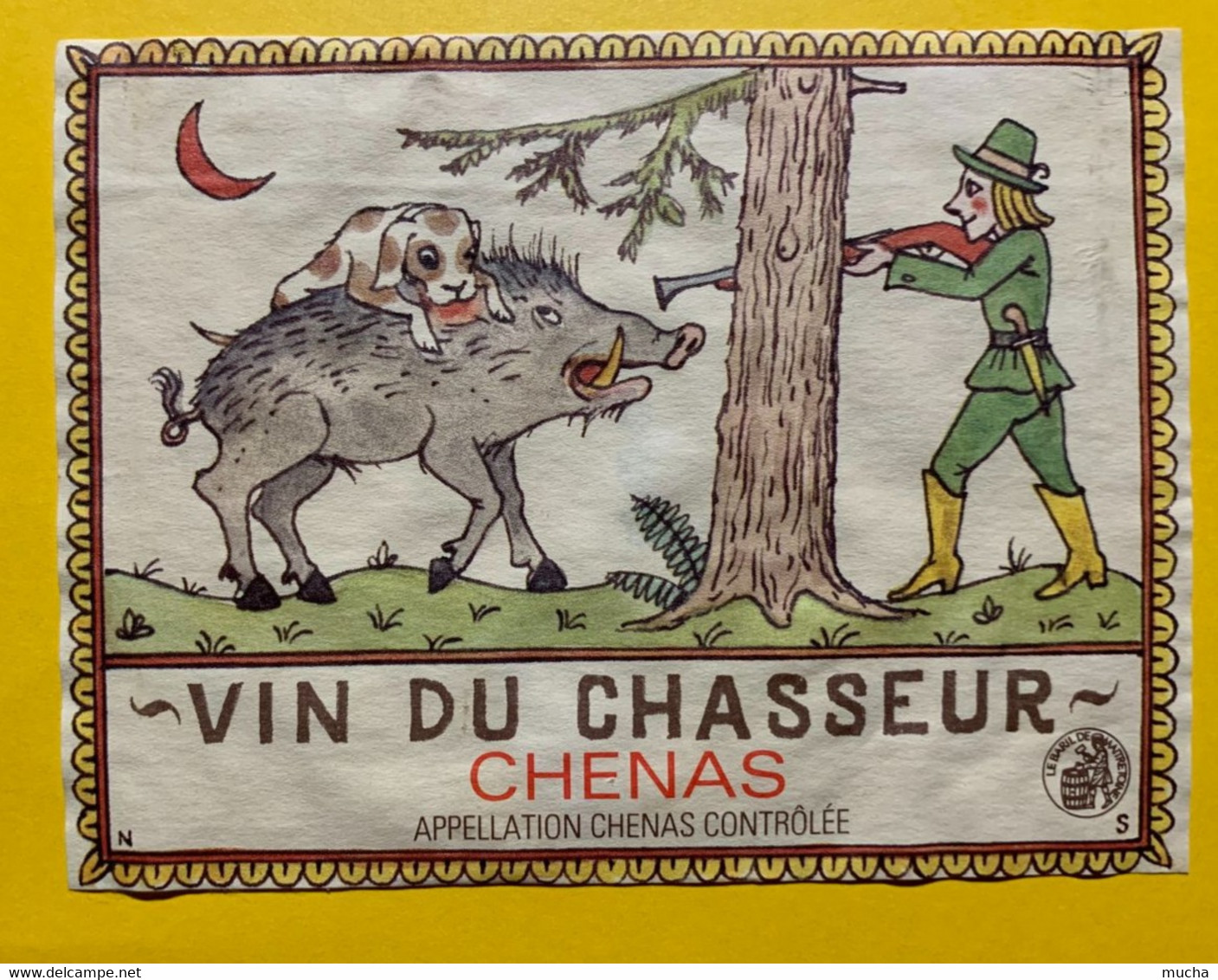 17363 -  Vin Du Chasseur Chénas Sanglier - Hunting