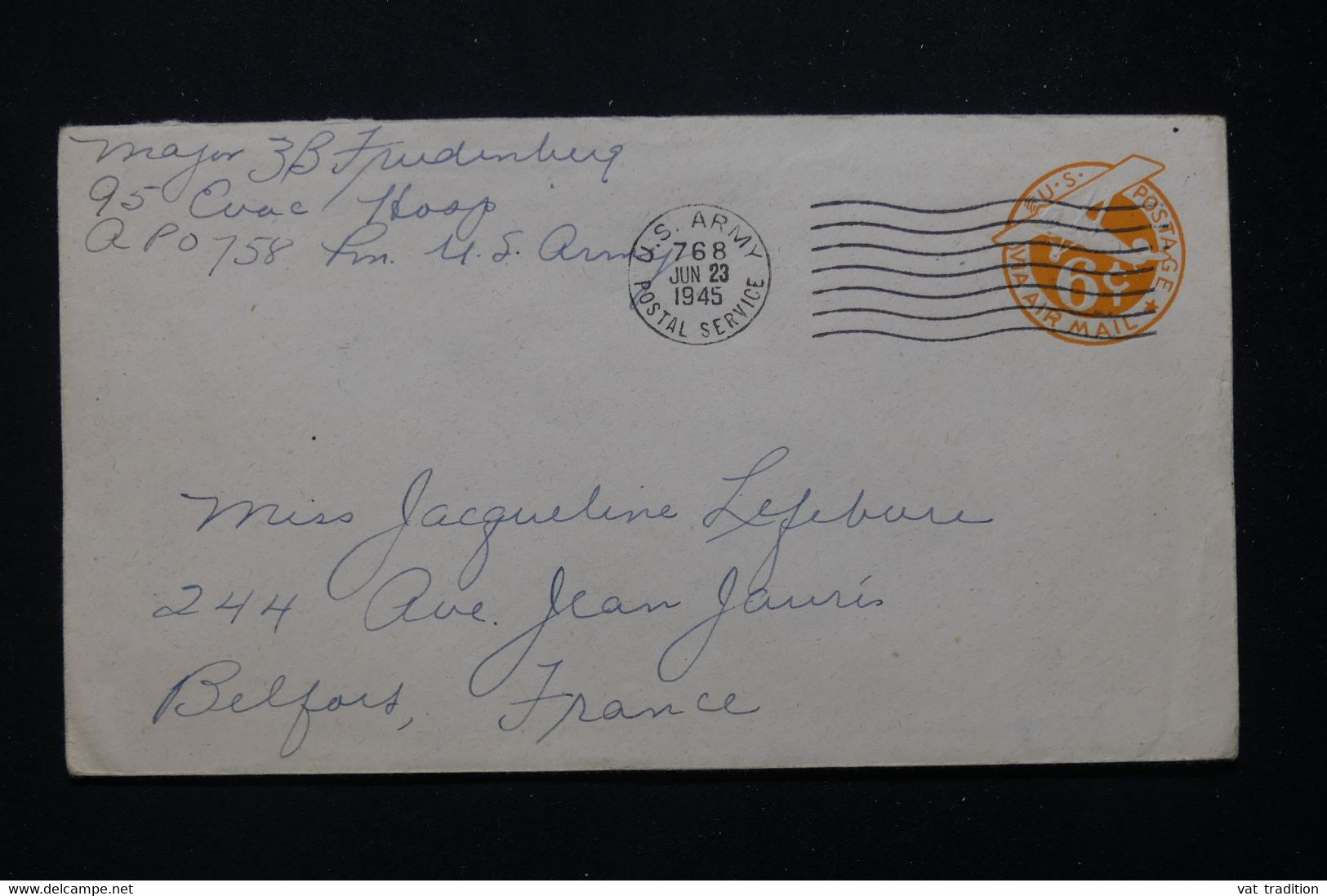 ETATS UNIS - Entier Postal US Army En 1945 Pour La France  - L 81907 - 1941-60