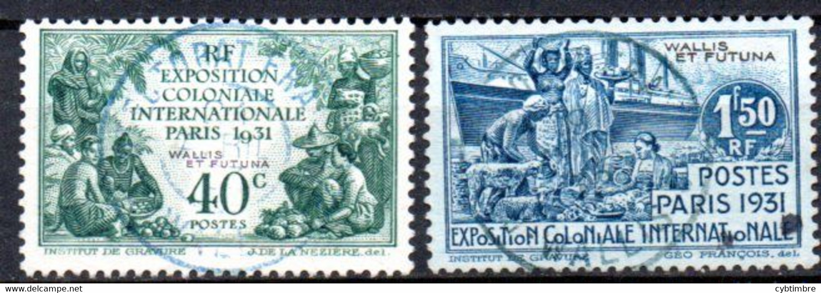 Wallis Et Futuna: Yvert N° 68/69; 2 Valeurs - Gebraucht