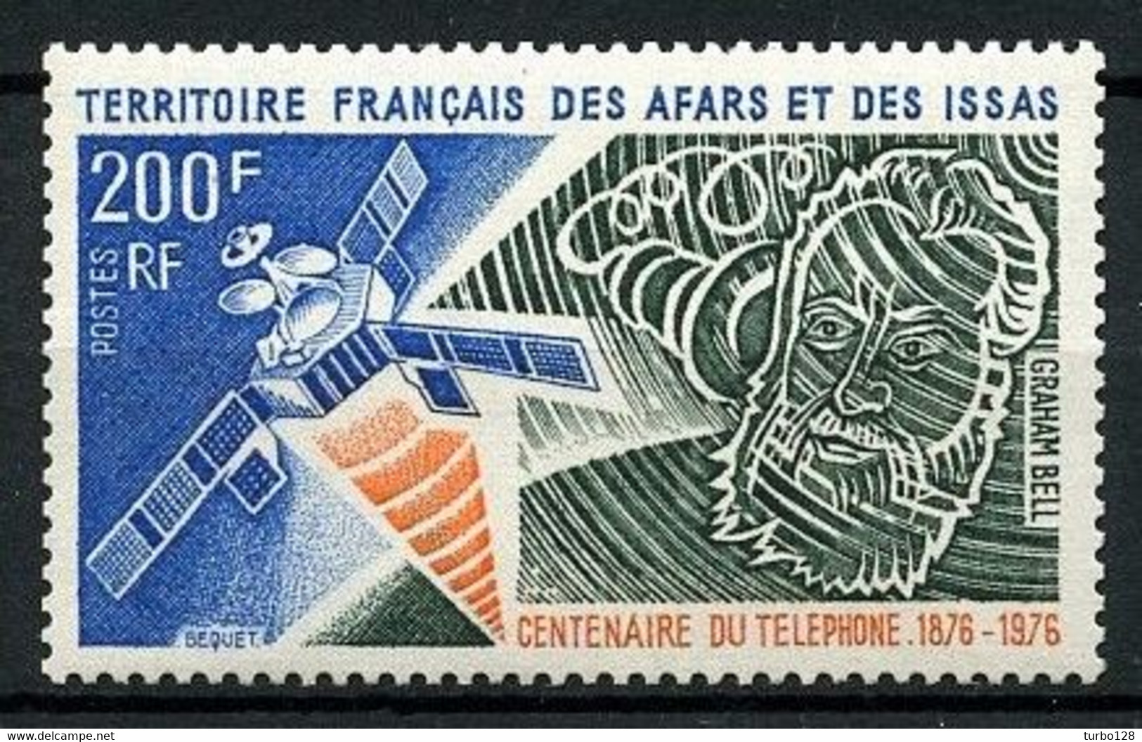 AFARS Et ISSAS 1976 N° 419 ** Neuf MNH Superbe C 6,50 € Espace Communication Space Satellite - Unused Stamps