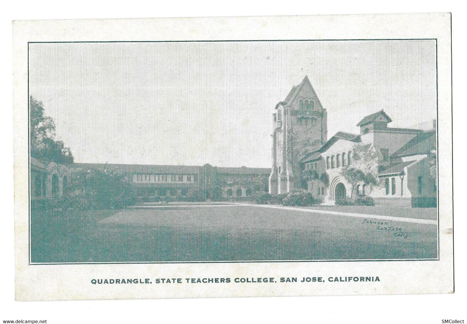 Quadrangle, State Teachers College, San José, California (5056) - San Jose