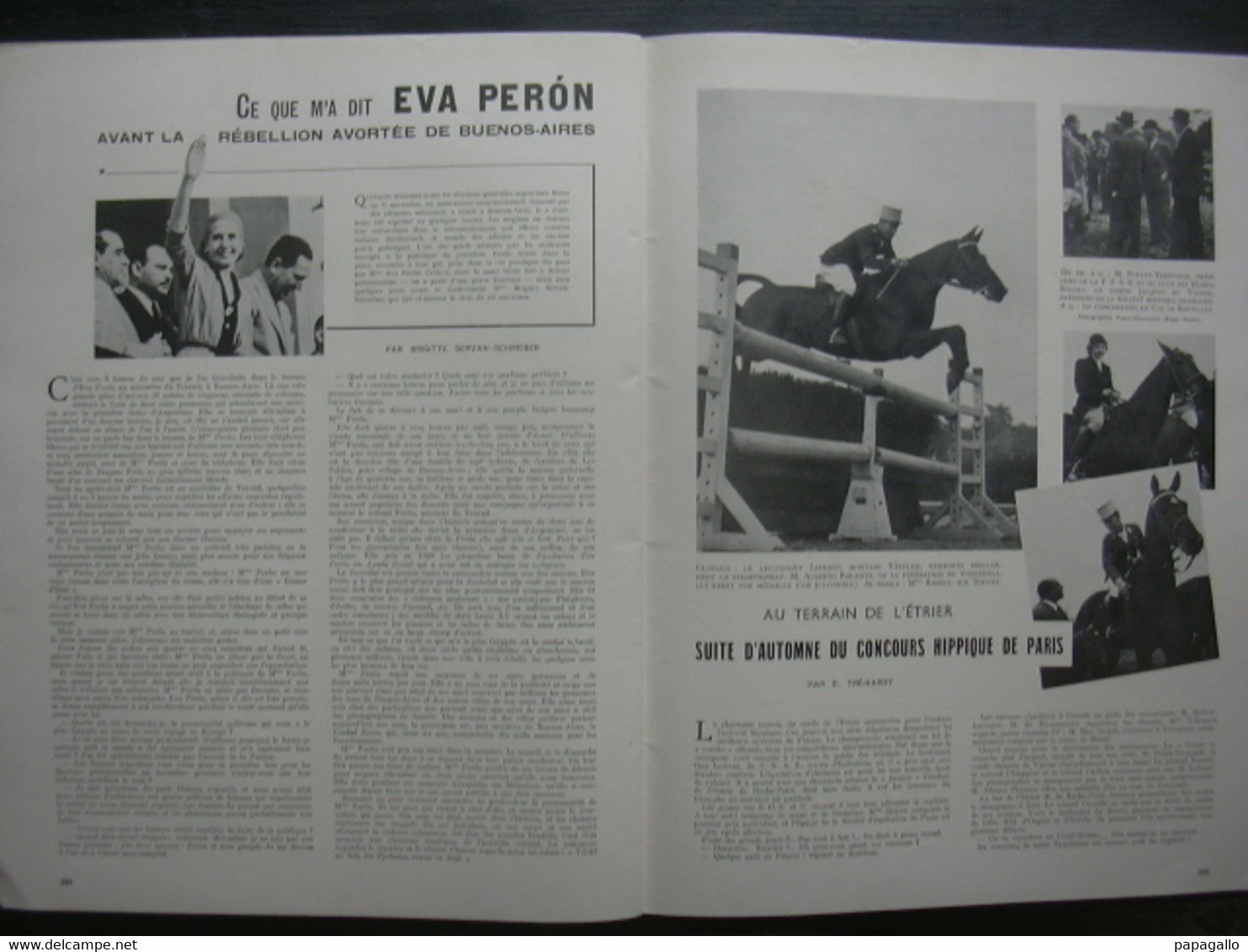 France ILLUSTRATION 313 E.N.A. / TELEVISION/ EVA PERON/ HIPPISME - 1950 - Nu