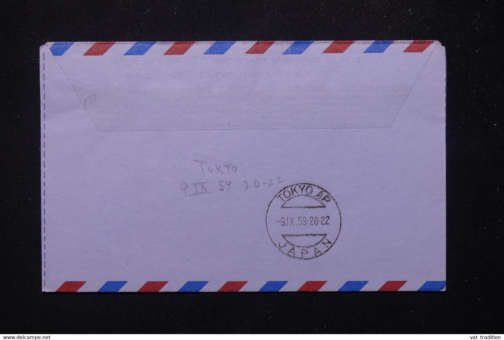 ETATS UNIS - Entier Postal 1er Vol Los Angeles / Tokyo En 1959 - L 81952 - 1941-60