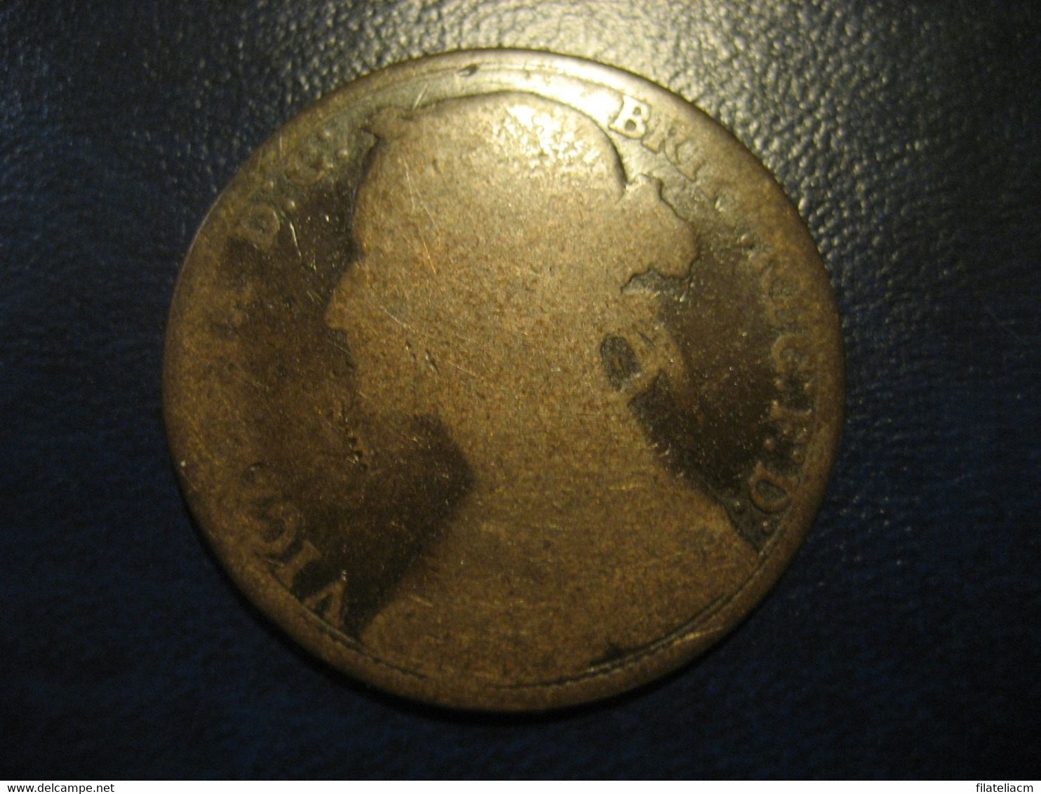 One Penny 1881 Queen Victoria Bronze Coin UK England Great Britain - Otros & Sin Clasificación