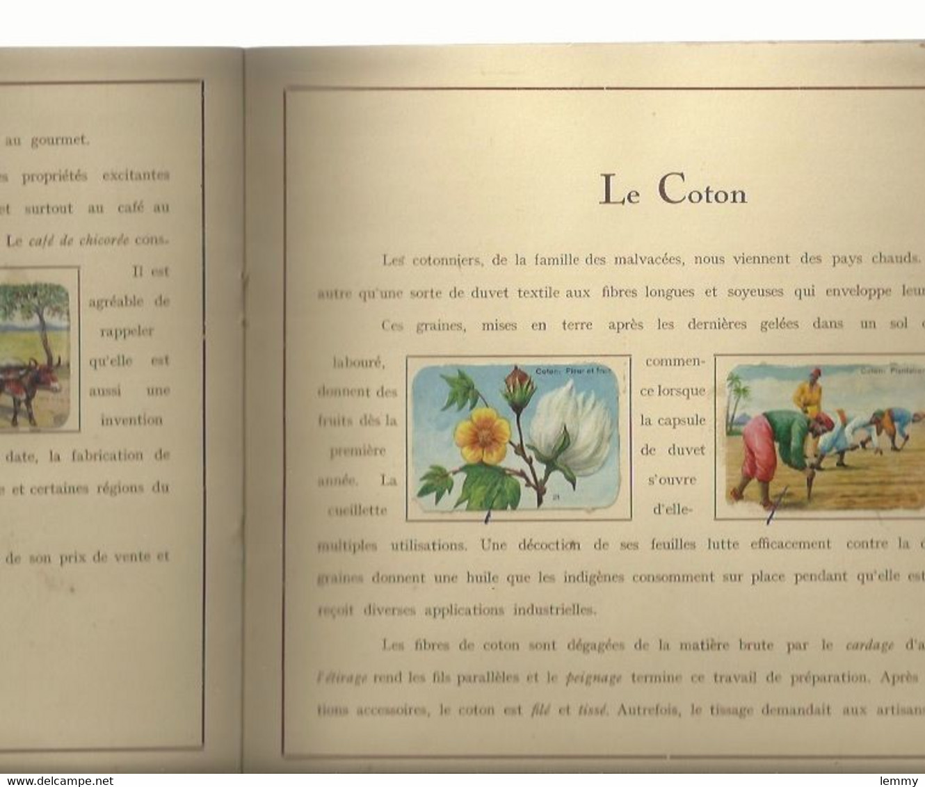 ALBUM  D'IMAGES - CHROMOS - PUBLICITÉ - LA PETITE FAMILLE ATOUT - Les Colonies  - Cultures - COMPLET - Albums & Catalogues