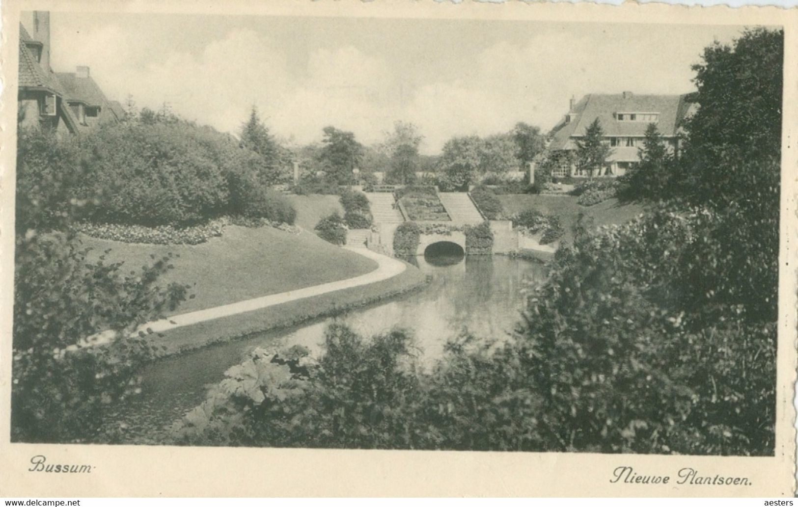 Bussum 1943; Nieuwe Plantsoen - Gelopen. (Rembrandt - Utrecht) - Bussum